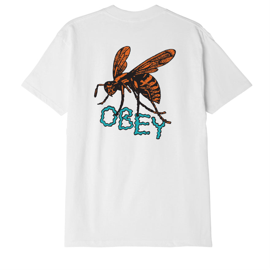 OBEY - HONEY BEE TEE - White