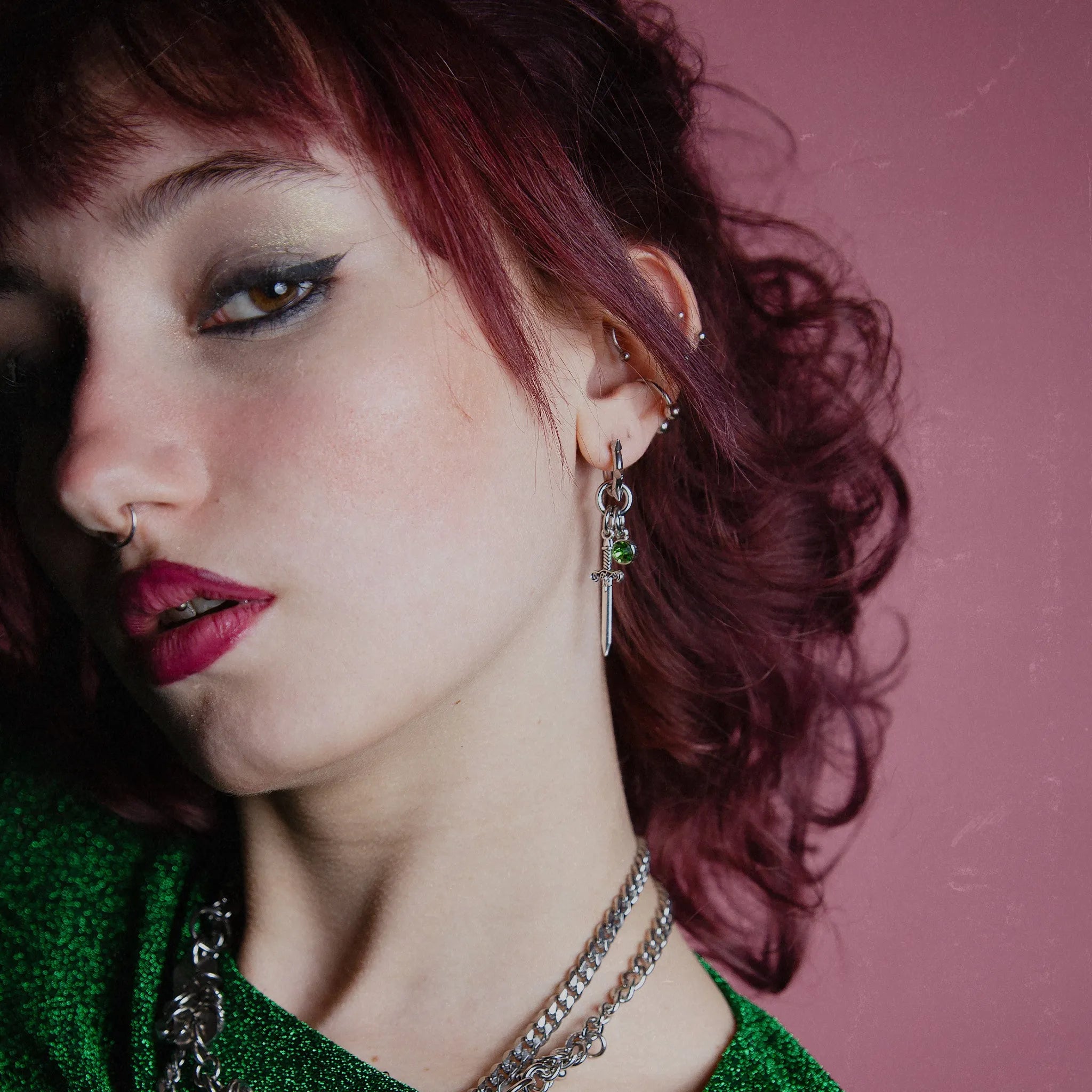 25Fingers Punk Dagger Baby Earrings