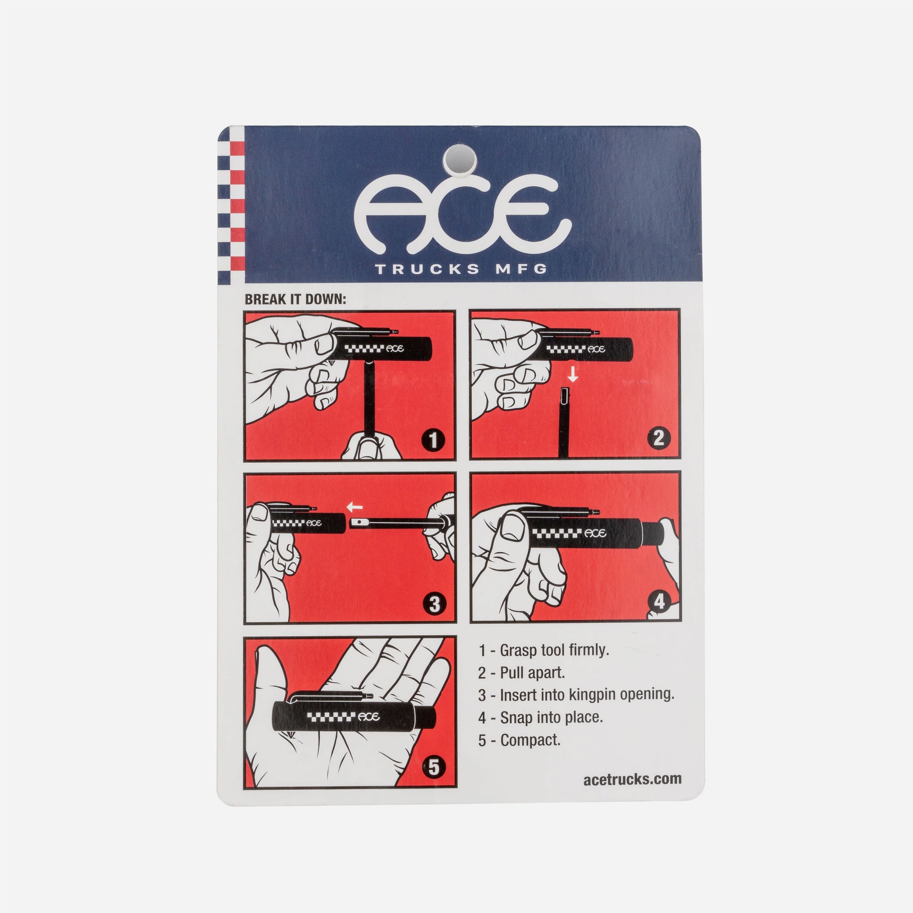 ACE Trucks - Classic Skateboard Tool - Black