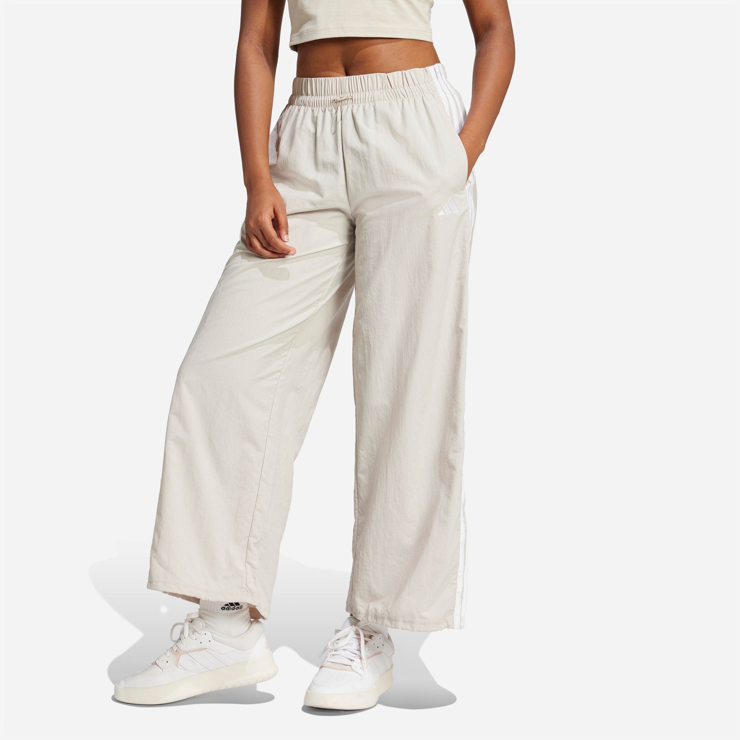 Adidas - 3 Stripes Woven Pant - Wonder Alumina / White