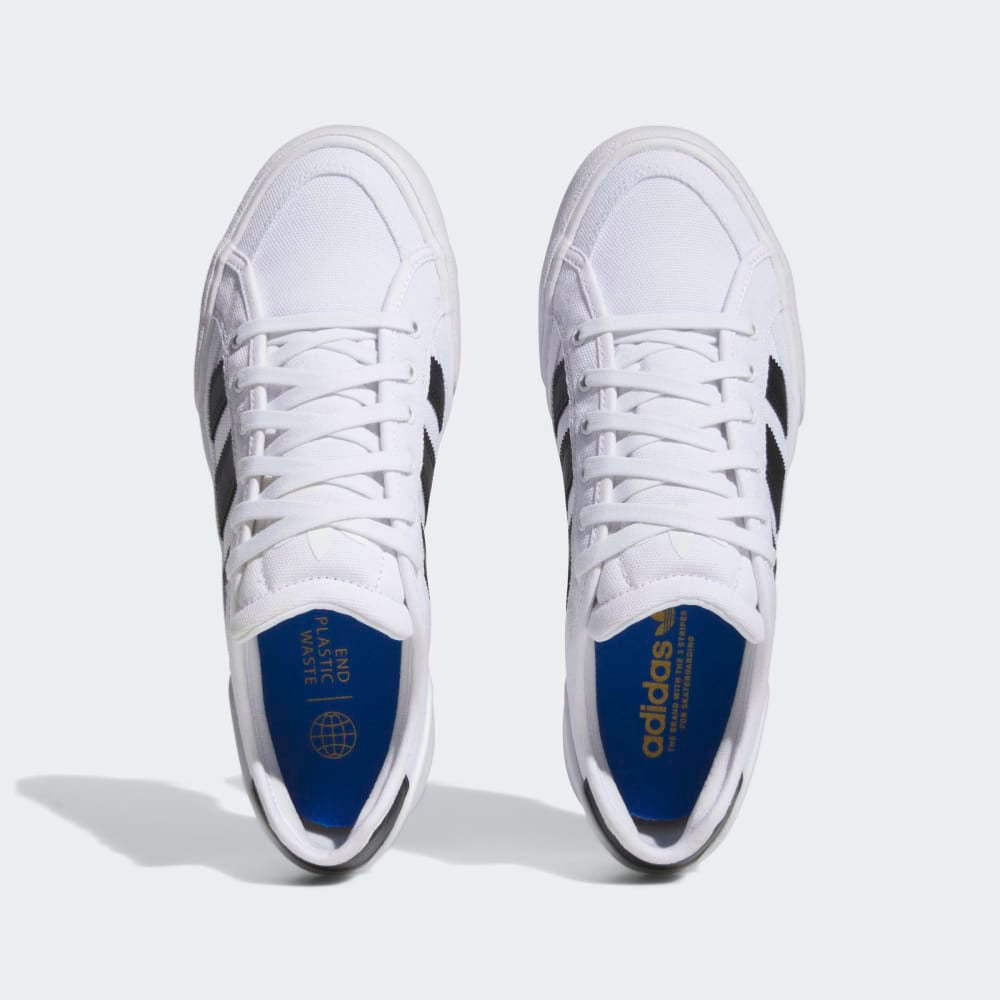 Adidas Skateboarding - Court TNS Premiere - Cloud White - Core Black - Gold Metallic