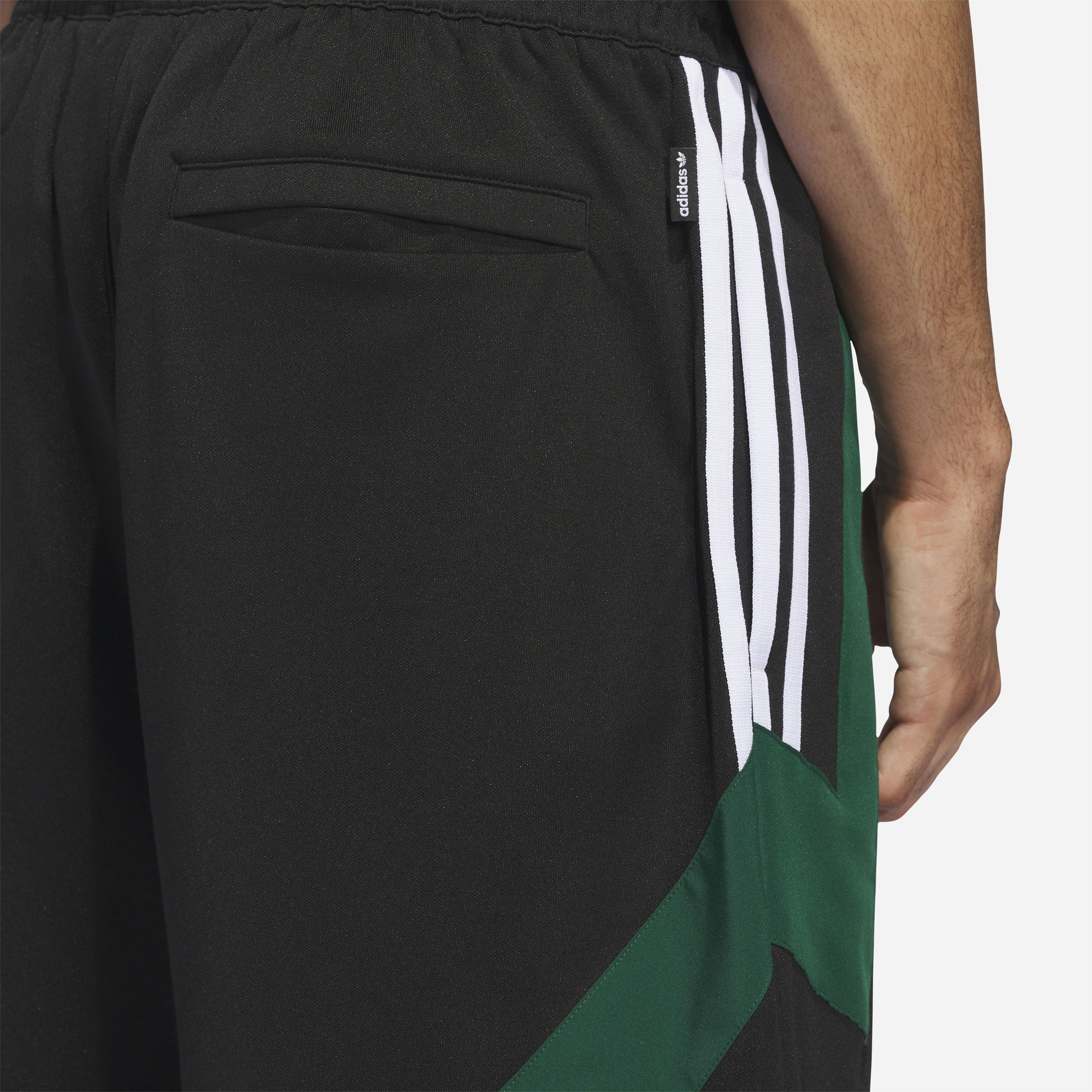 Adidas Skateboarding - Football Short - Black / Dark Green / White