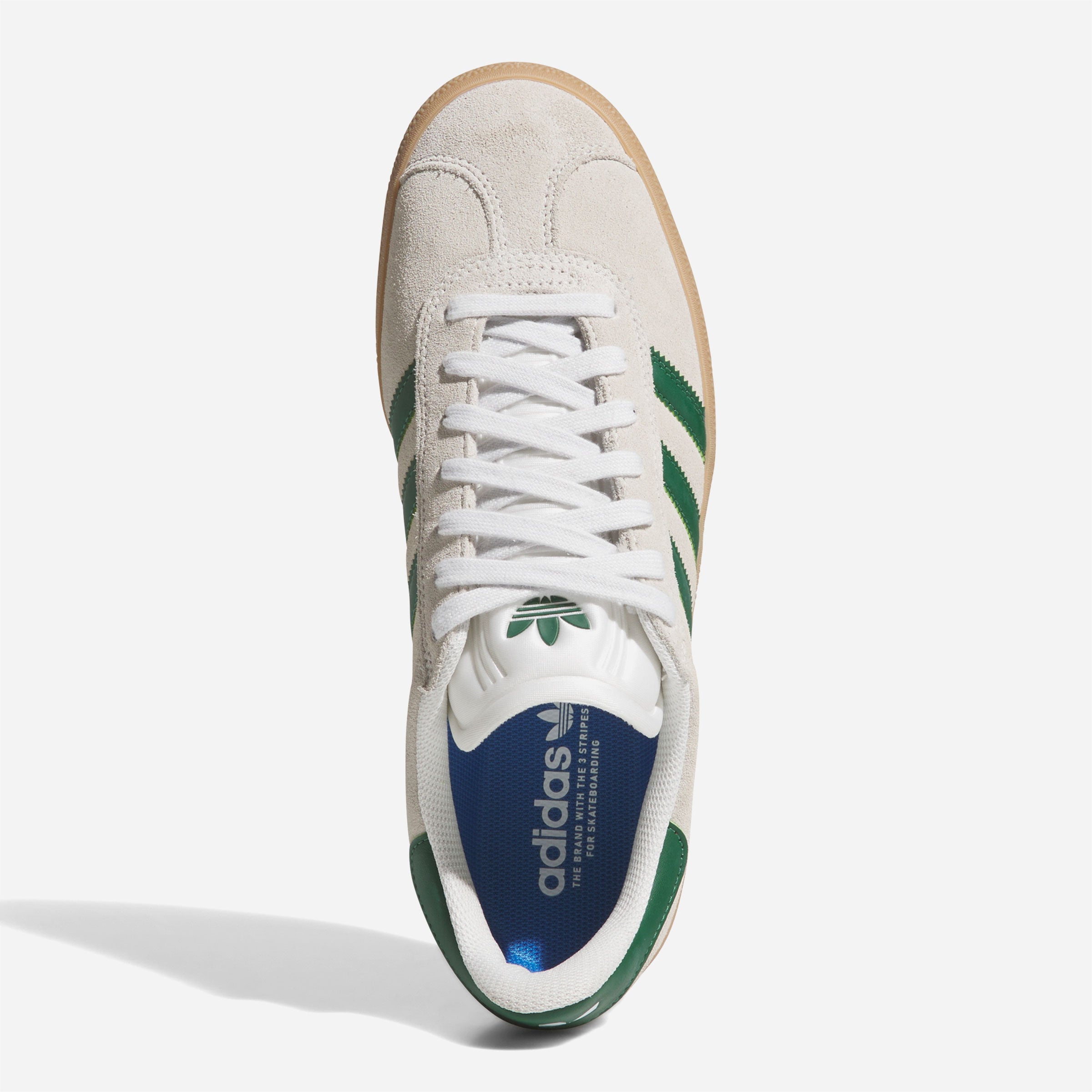 Adidas - Gazelle ADV - Crystal White / Crystal White/ Gum
