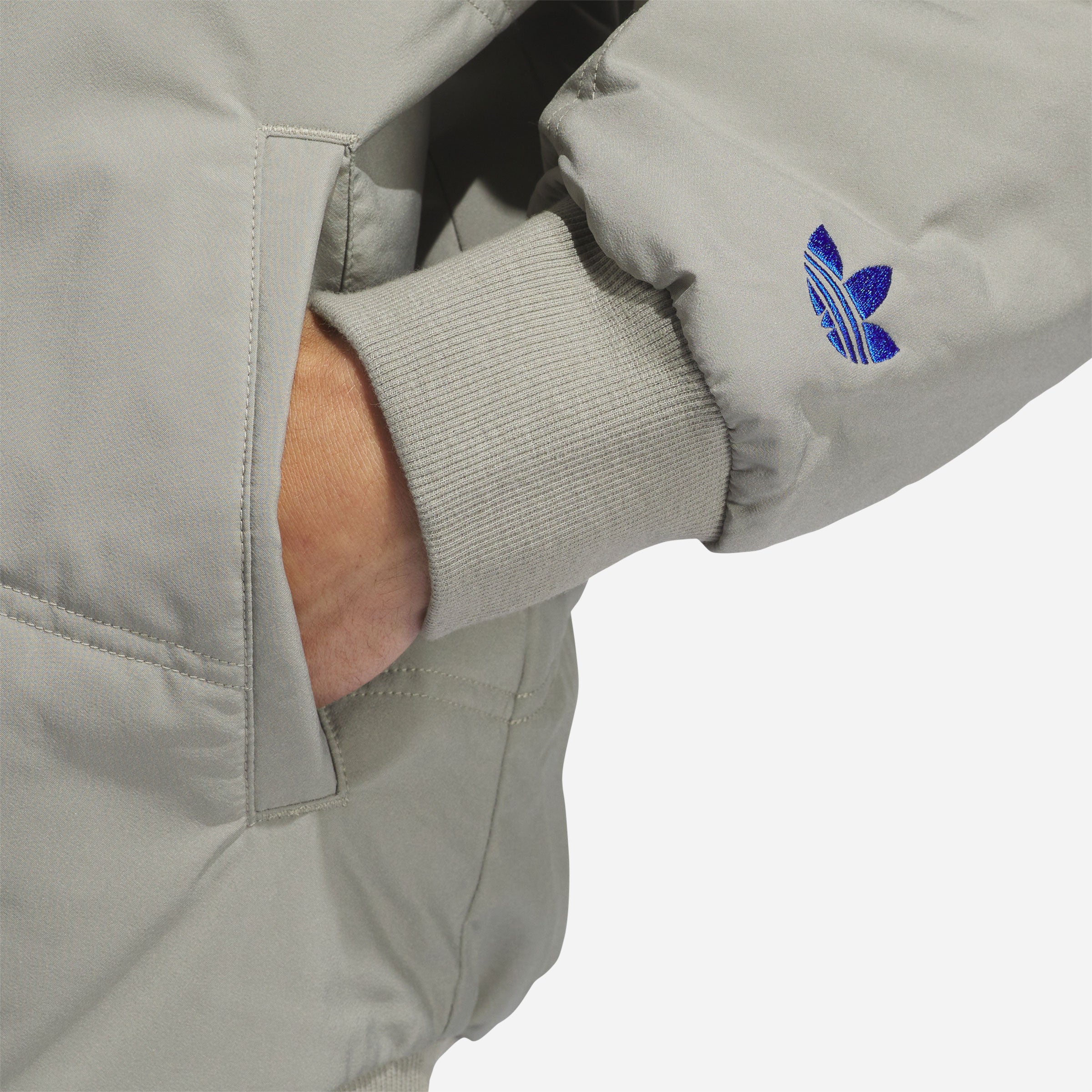 Adidas Skateboarding Jason Dill- Dill Quilt Jacket - Silpeb Royal Blue