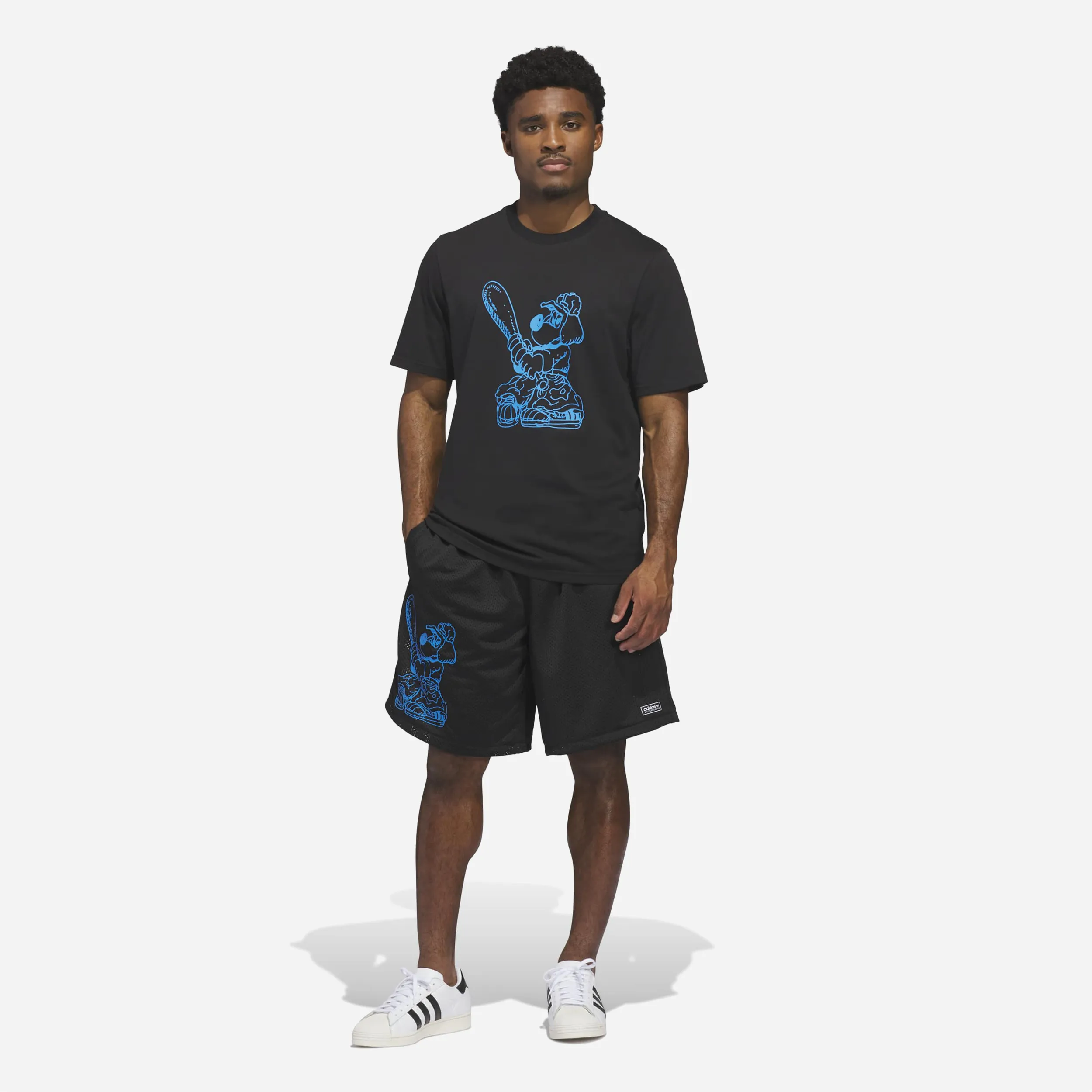 Adidas Skateboarding x Kogancult Bball Shorts Noir