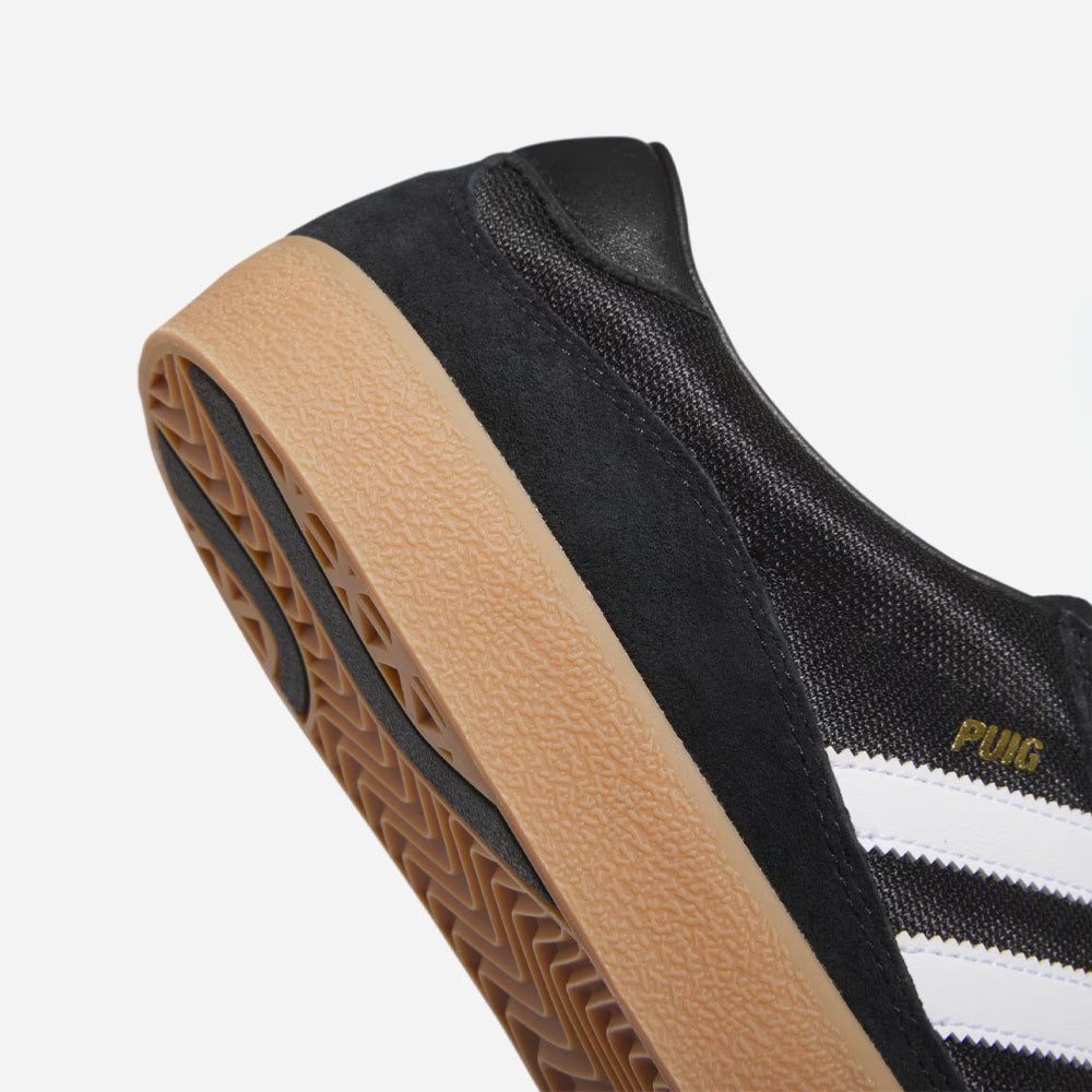 Adidas Skateboarding - Puig Indoor - Core Black - Cloud White - Gold Metallic