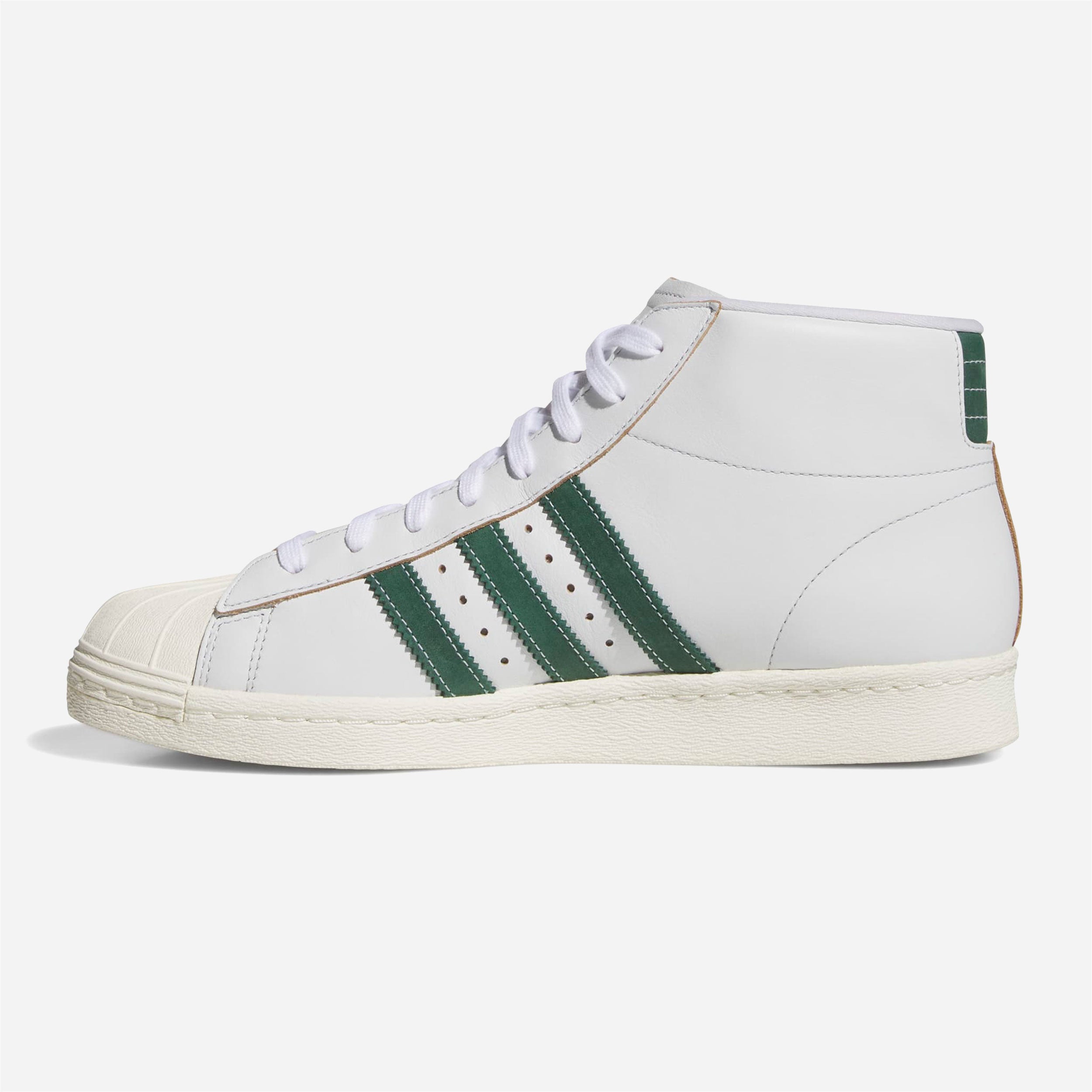 Adidas Skateboarding - Pro Model 80 ADV - Crystal White / Collegiate Green / Off White