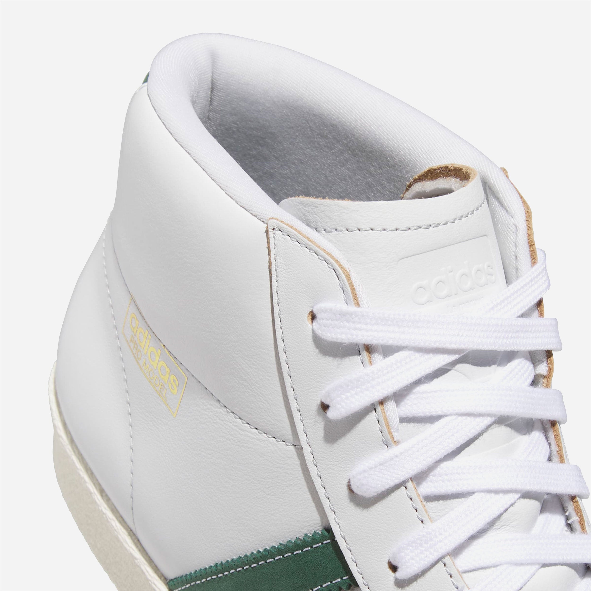 Adidas Skateboarding - Pro Model 80 ADV - Crystal White / Collegiate Green / Off White