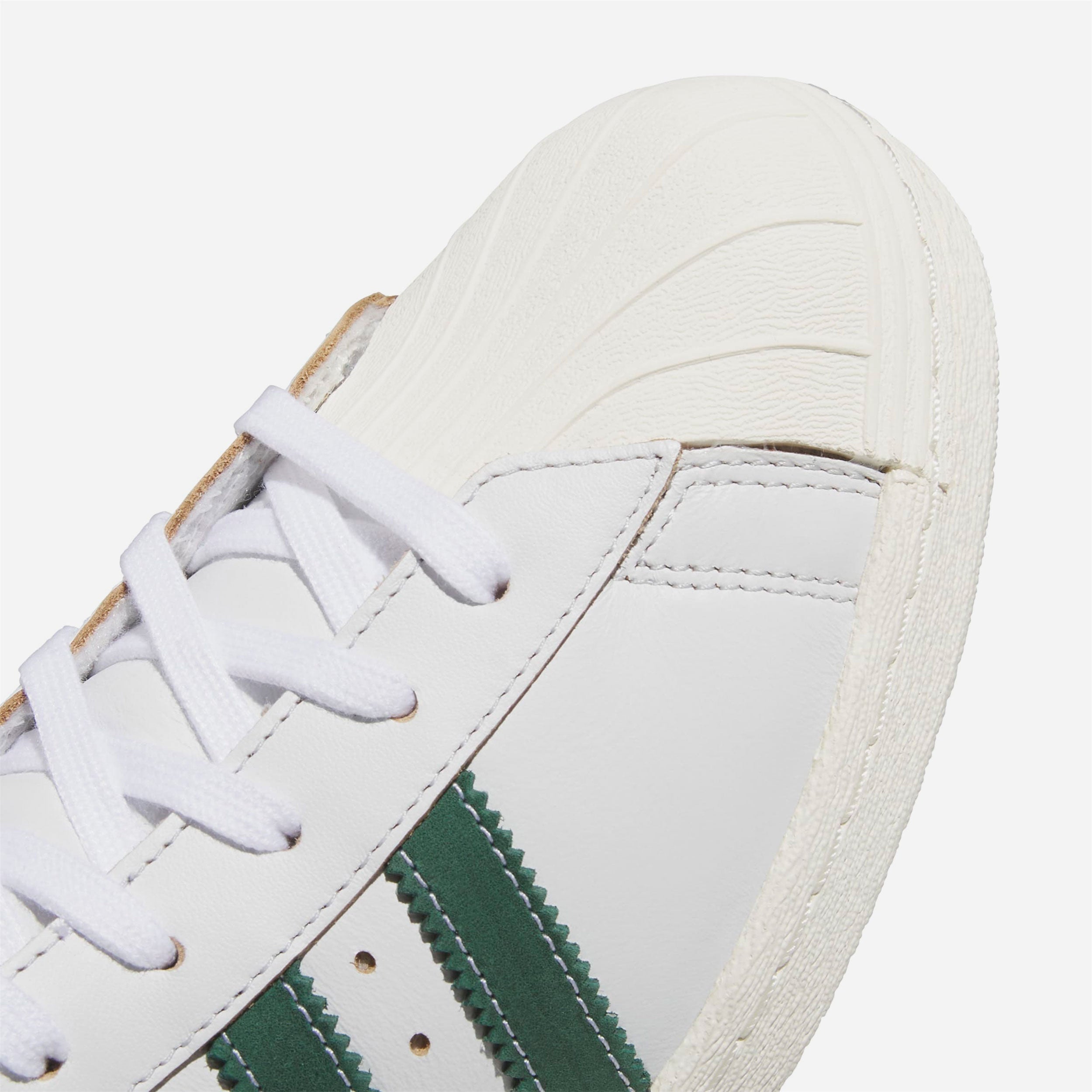 Adidas Skateboarding - Pro Model 80 ADV - Crystal White / Collegiate Green / Off White
