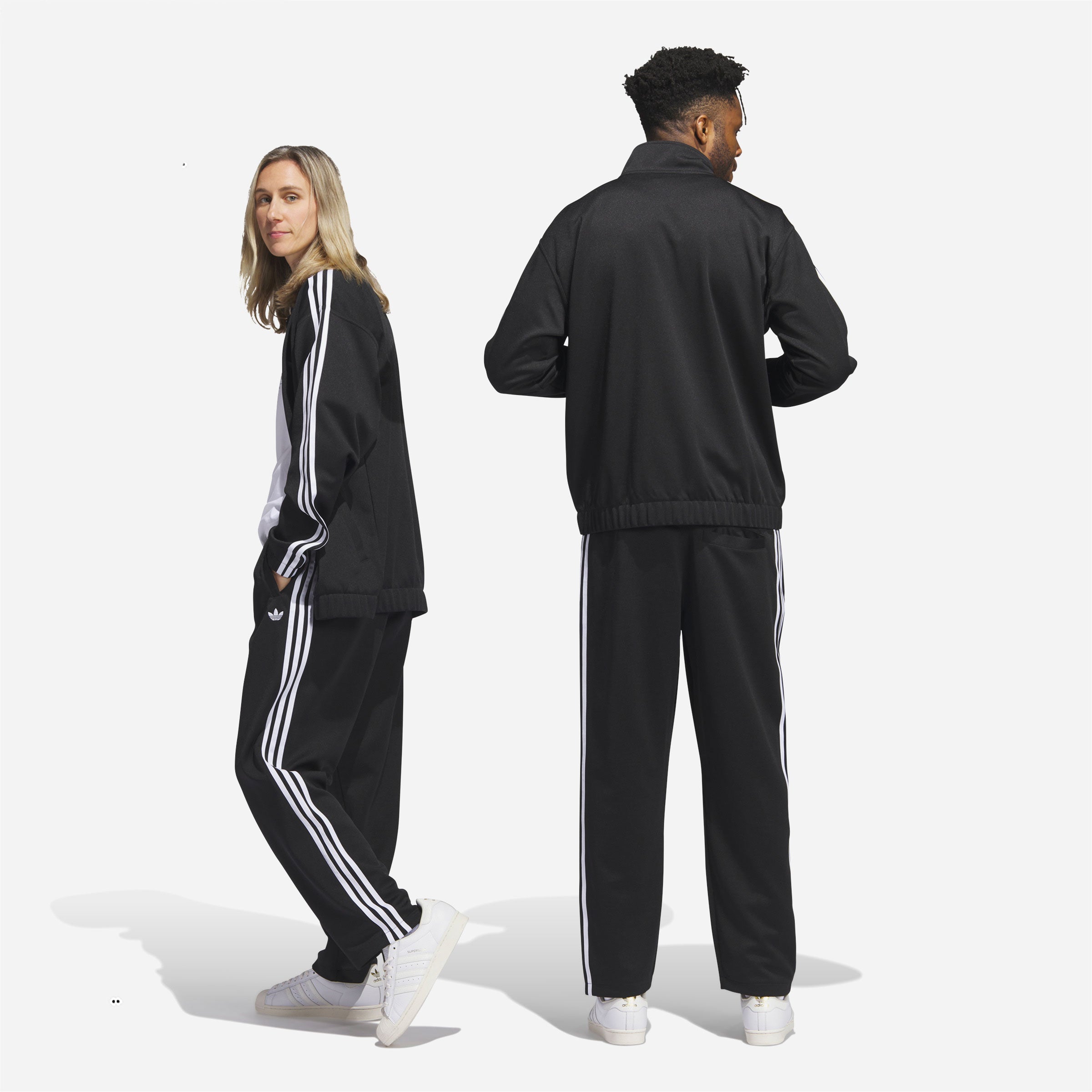 Adidas Skateboarding - Superfire Track Pant - Black / White