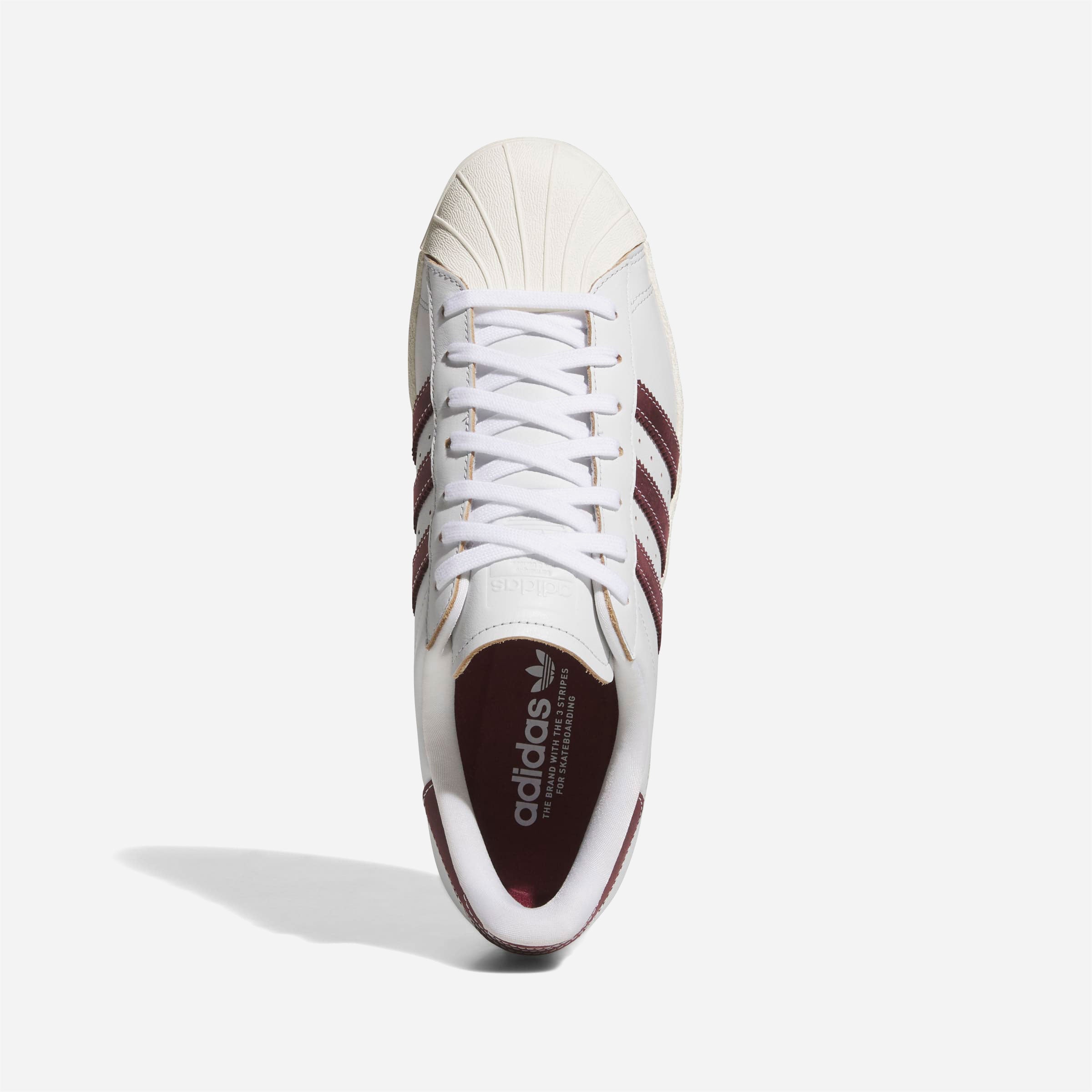 Adidas - Superstar 80 ADV - Crystal White / Shadow Red / Off White