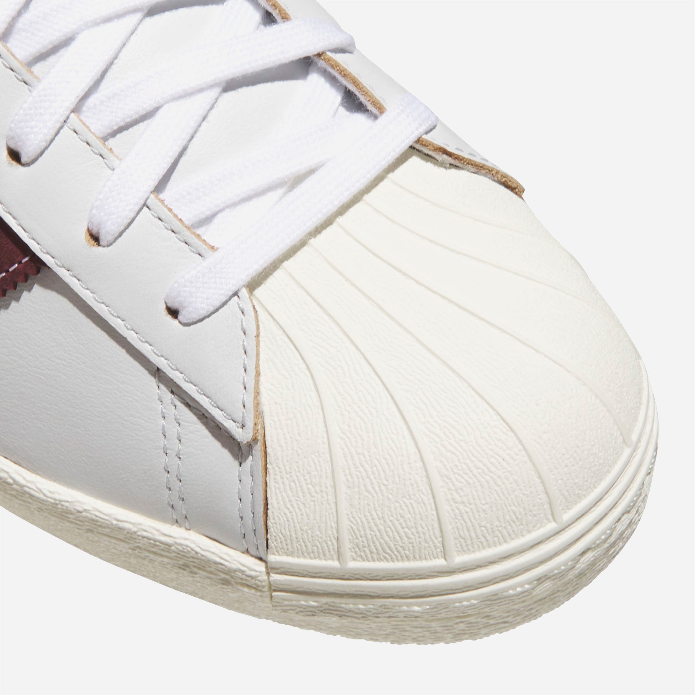 Adidas - Superstar 80 ADV - Crystal White / Shadow Red / Off White