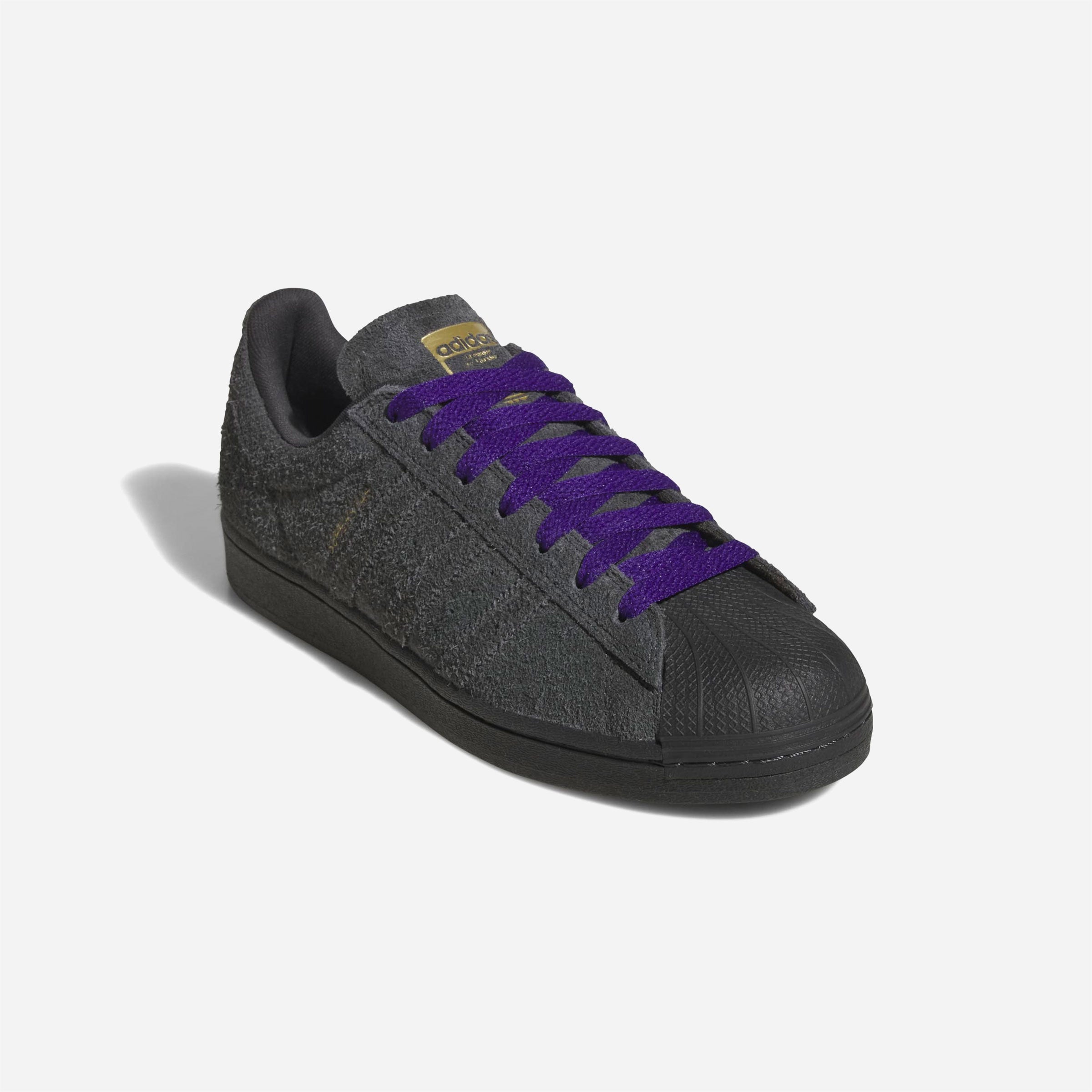 Adidas - Superstar ADV - Carbon / Carbon / Collegiate Purple