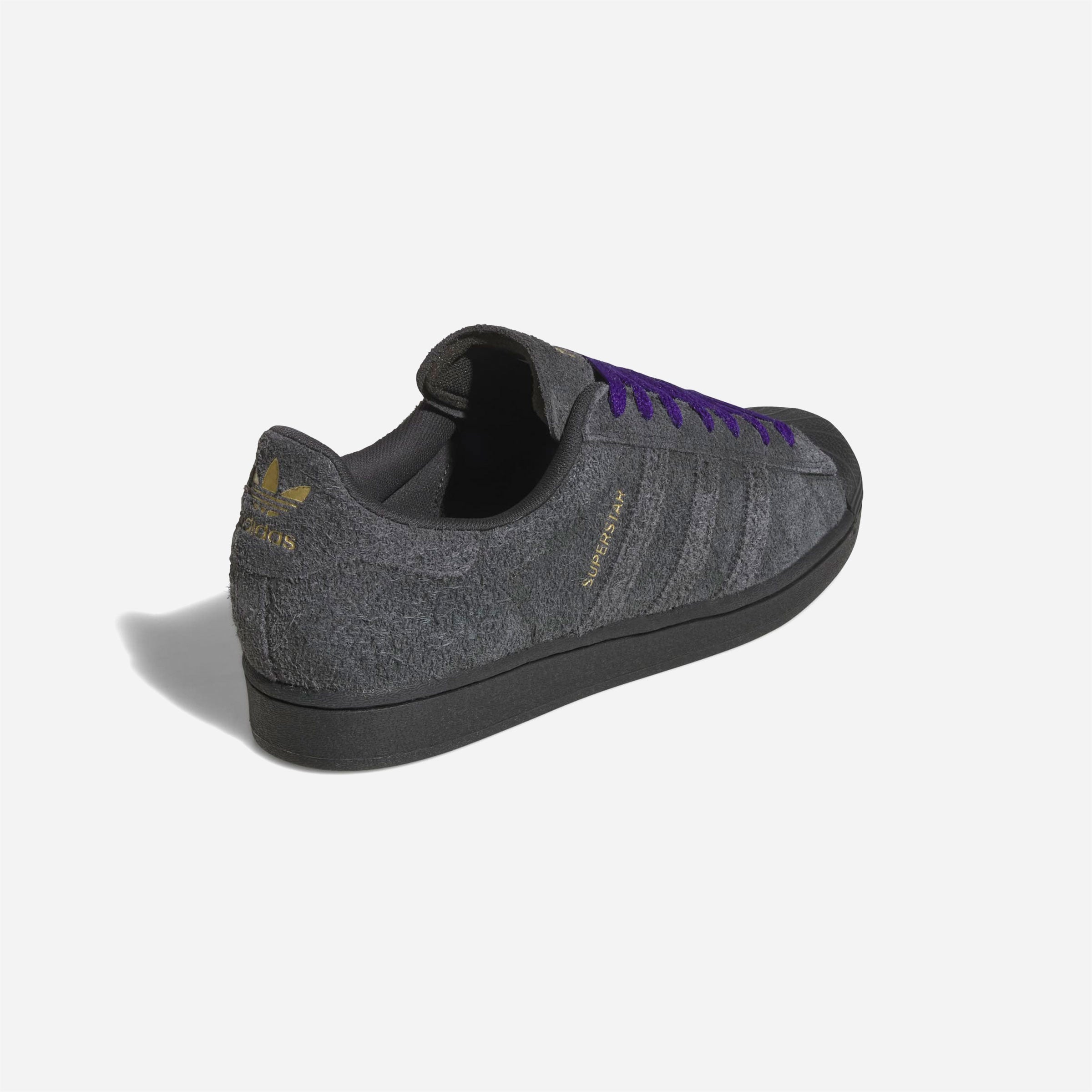 Adidas - Superstar ADV - Carbon / Carbon / Collegiate Purple
