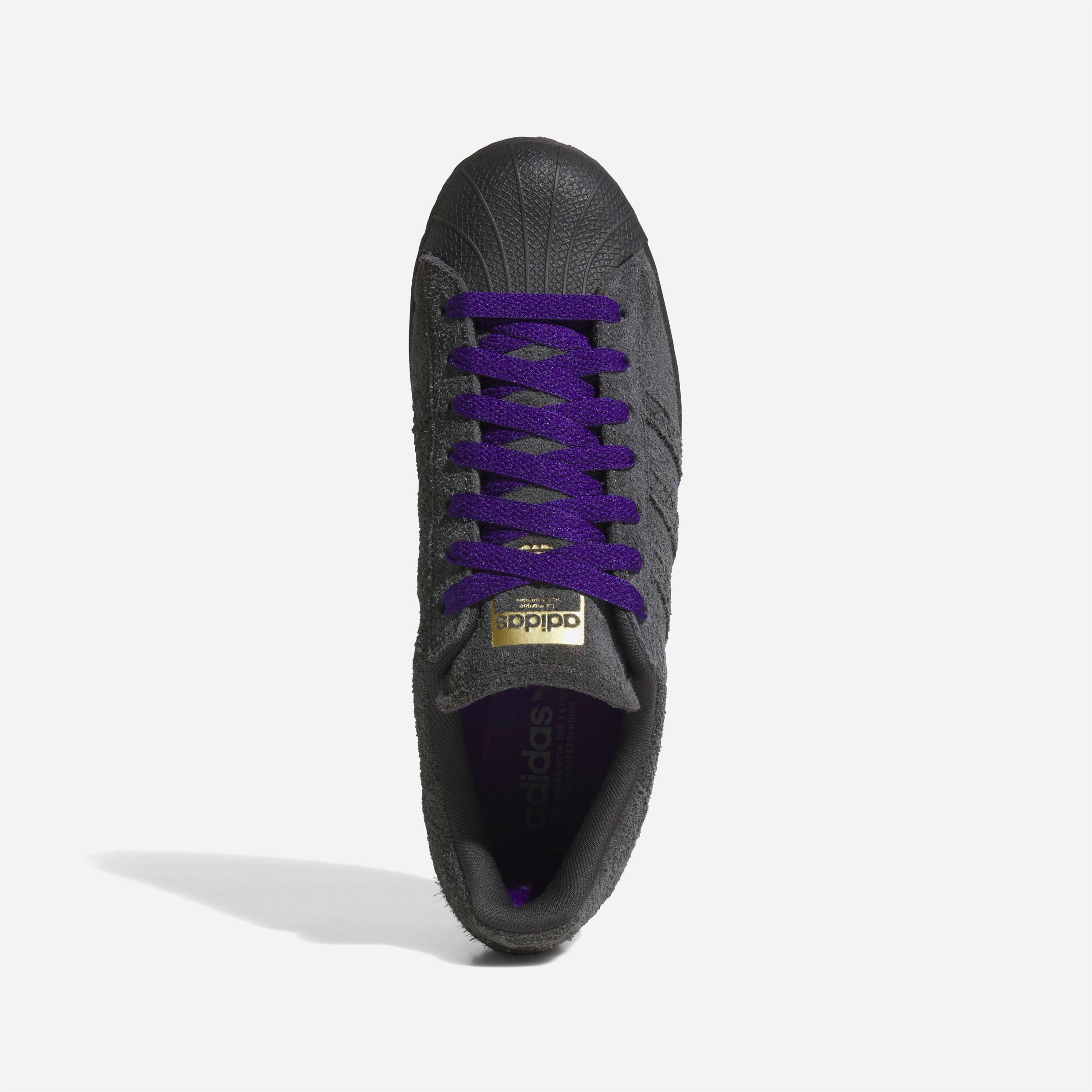 Adidas - Superstar ADV - Carbon / Carbon / Collegiate Purple
