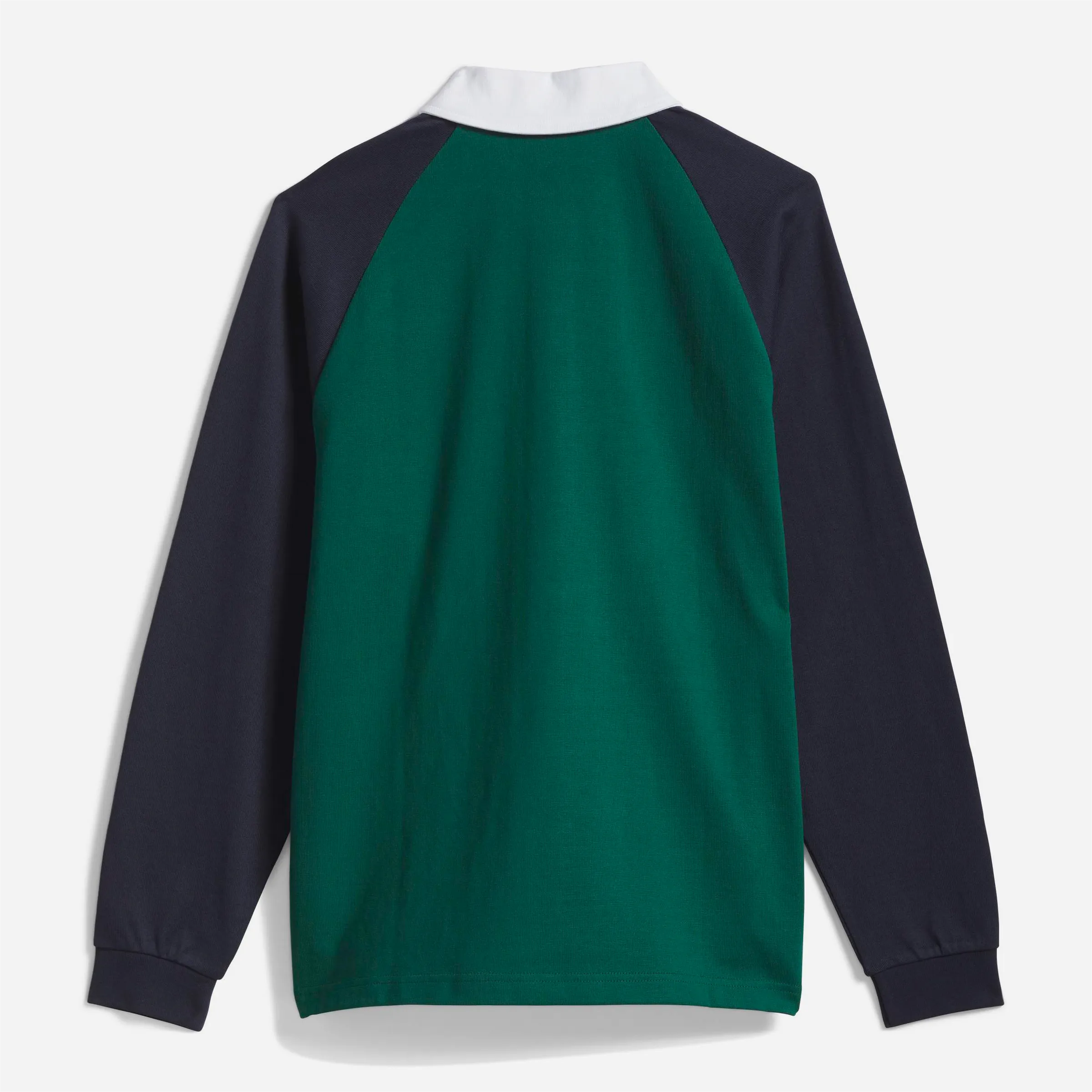 Adidas Skateboarding - Tyshawn Rugby Polo - Collegiate green / Legend Ink