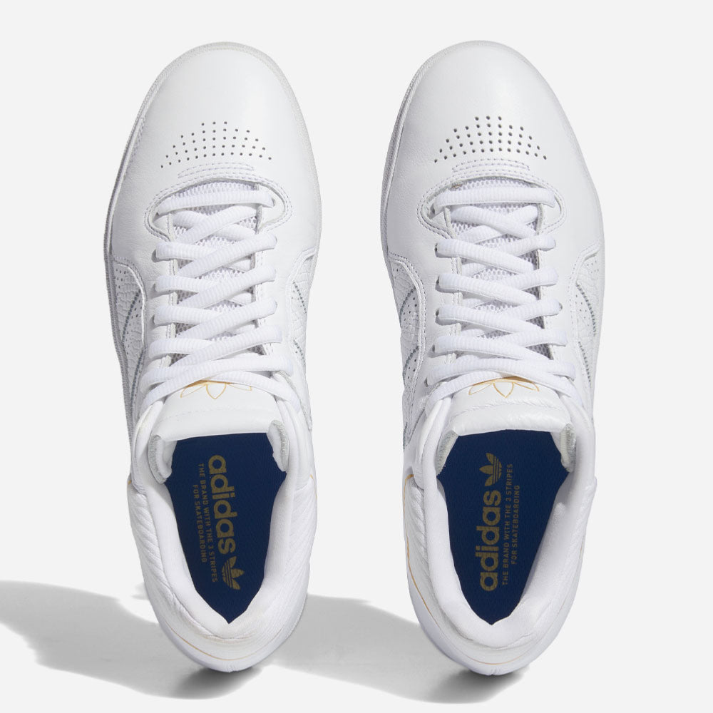 Adidas - Tyshawn - White / White / Gold Metalic