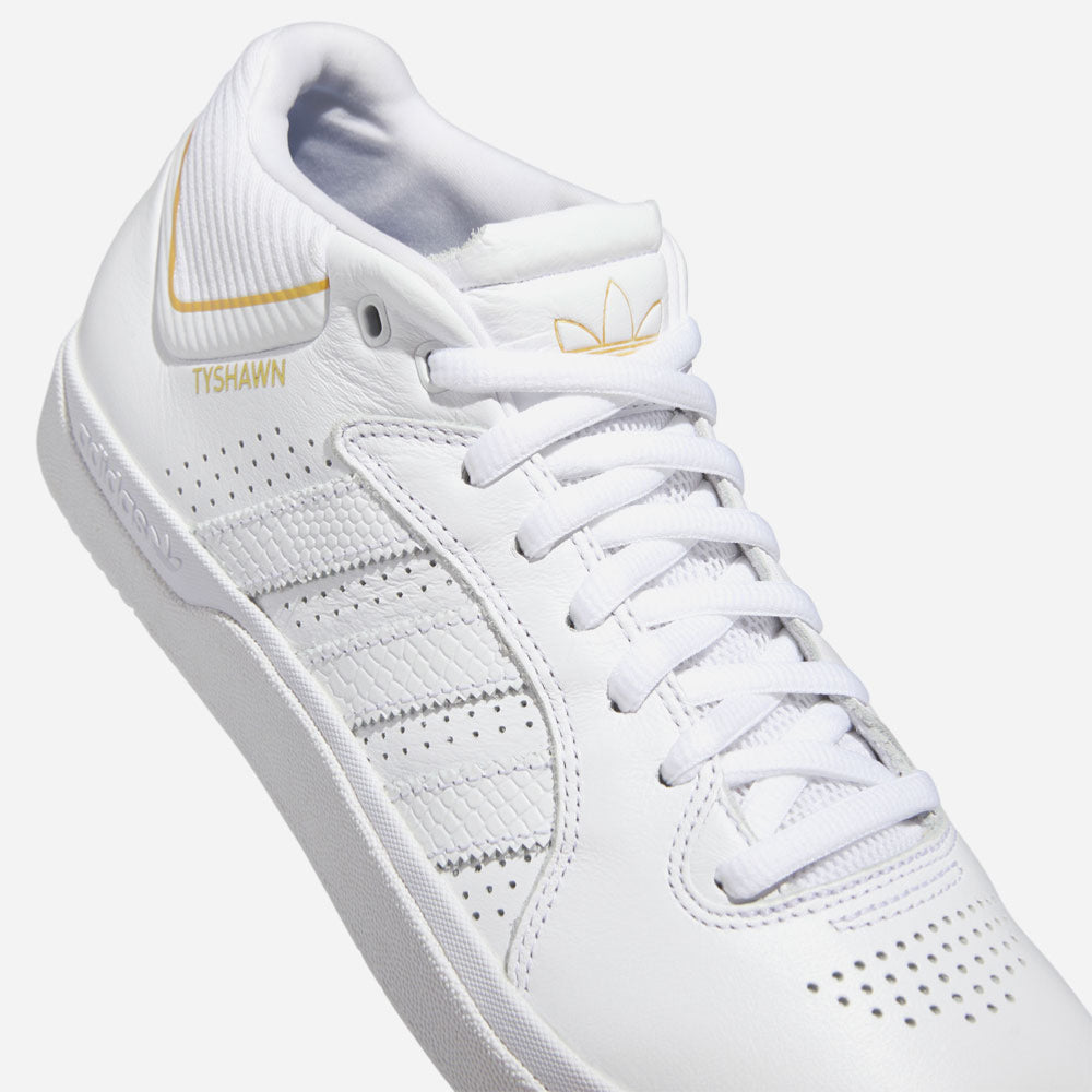 Adidas - Tyshawn - White / White / Gold Metalic