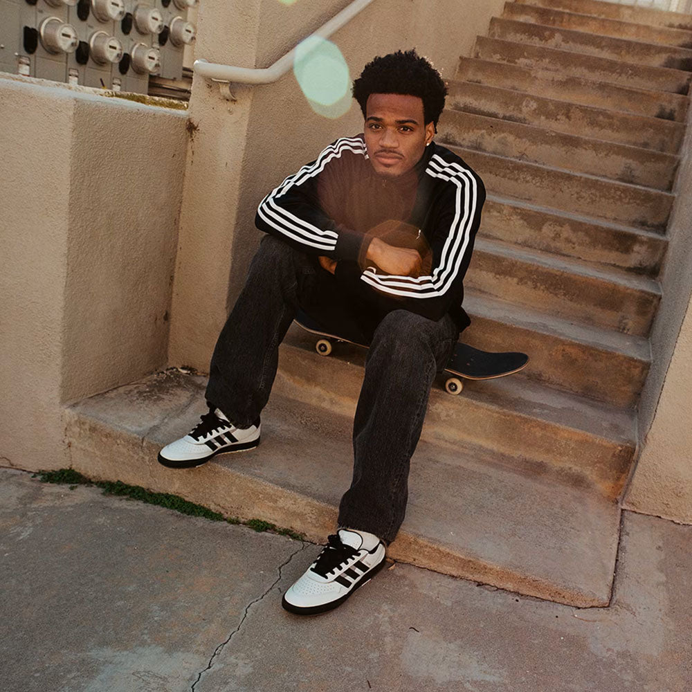 Adidas Skateboarding - Tyshawn II - Crystal White Core Black Charcoal Solid Gray