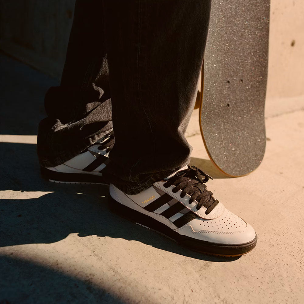 Adidas Skateboarding - Tyshawn II - Crystal White Core Black Charcoal Solid Gray