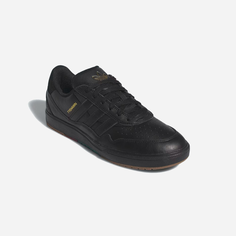 Adidas - Tyshawn II - Core Black / Core Black / Collegiate Green