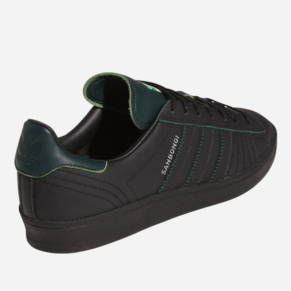 Adidas Skateboarding - Campus Adv X Sanbongi - Core Black Core Black Collegiate Green
