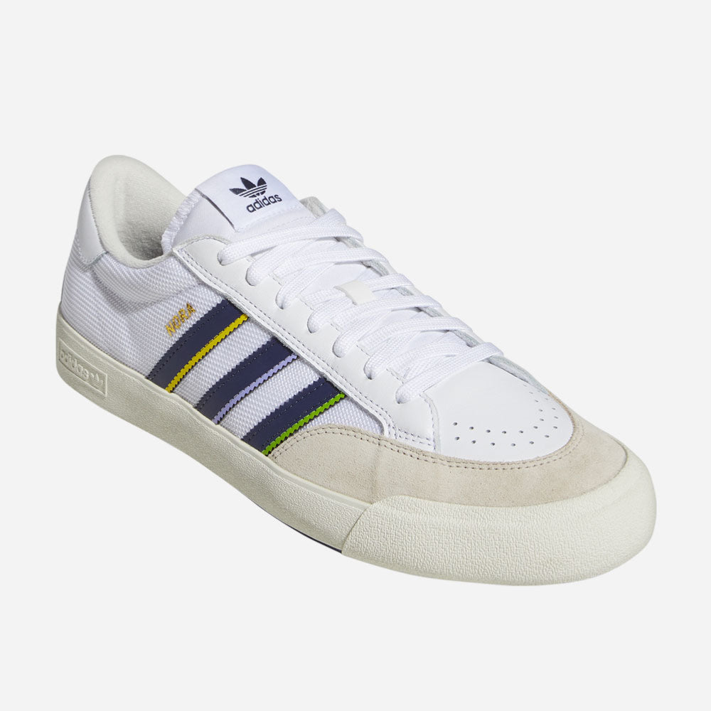 Adidas Skateboarding - Nora - Cloud White Shadow Navy Gold Metallic