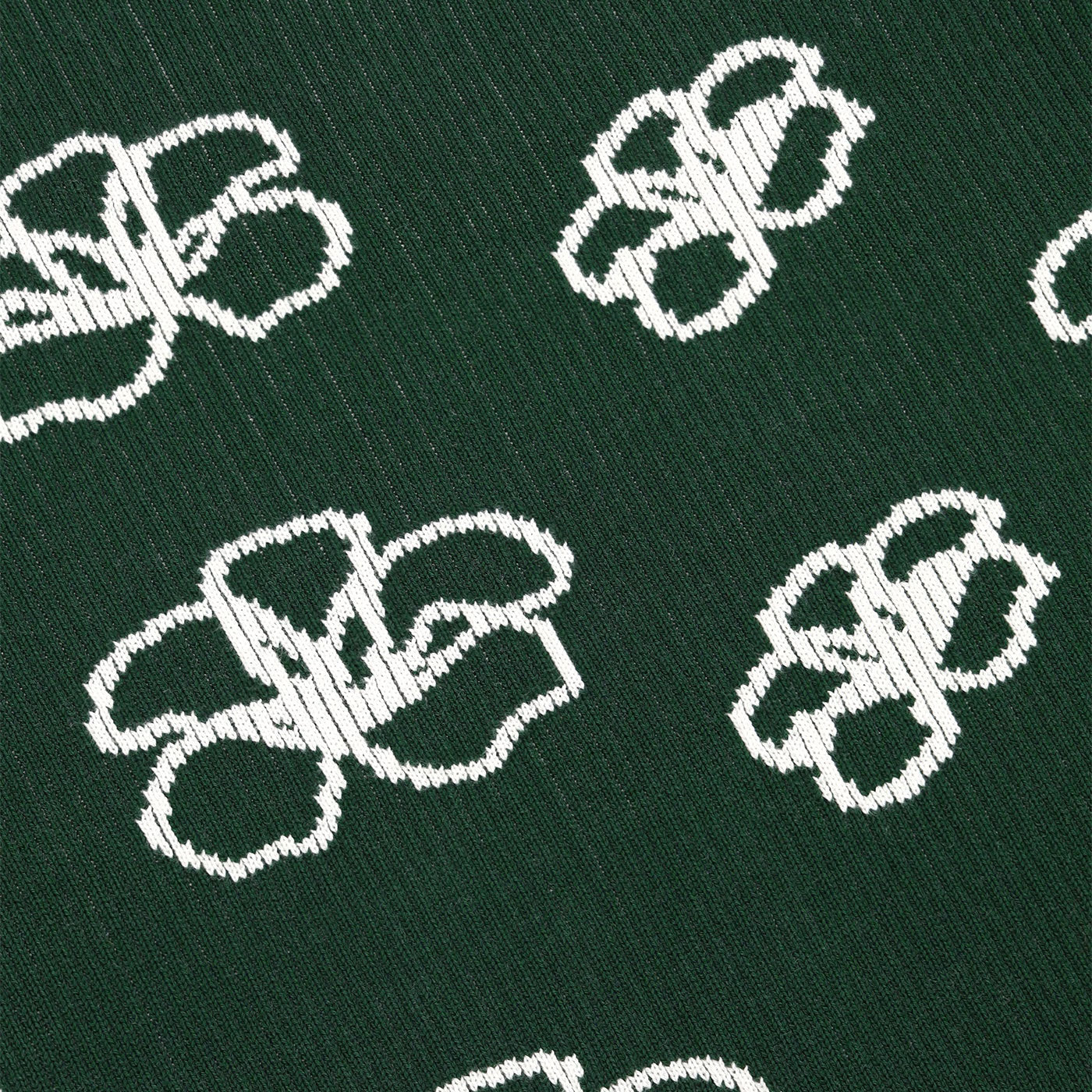 Arbor Antwerp - Ribbed Flower Knit - Green