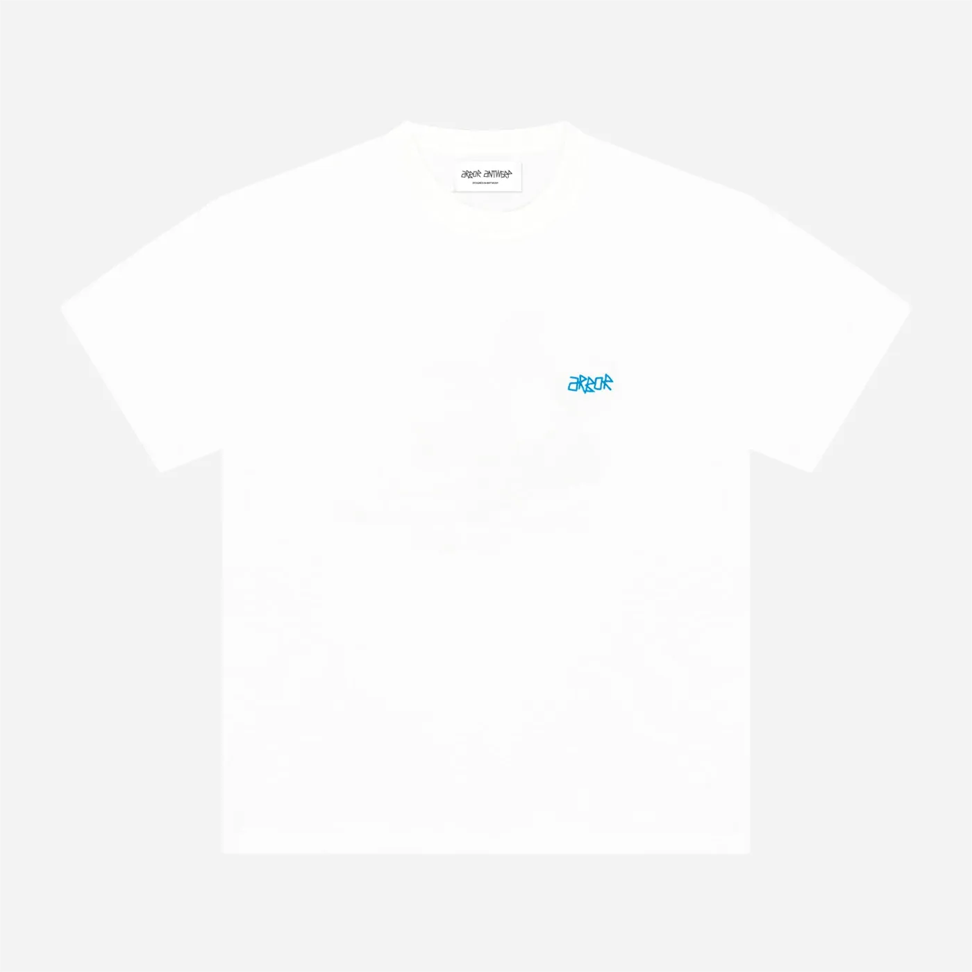 Arbor Antwerp Flower Oasis Blue T-shirt White - Back Print