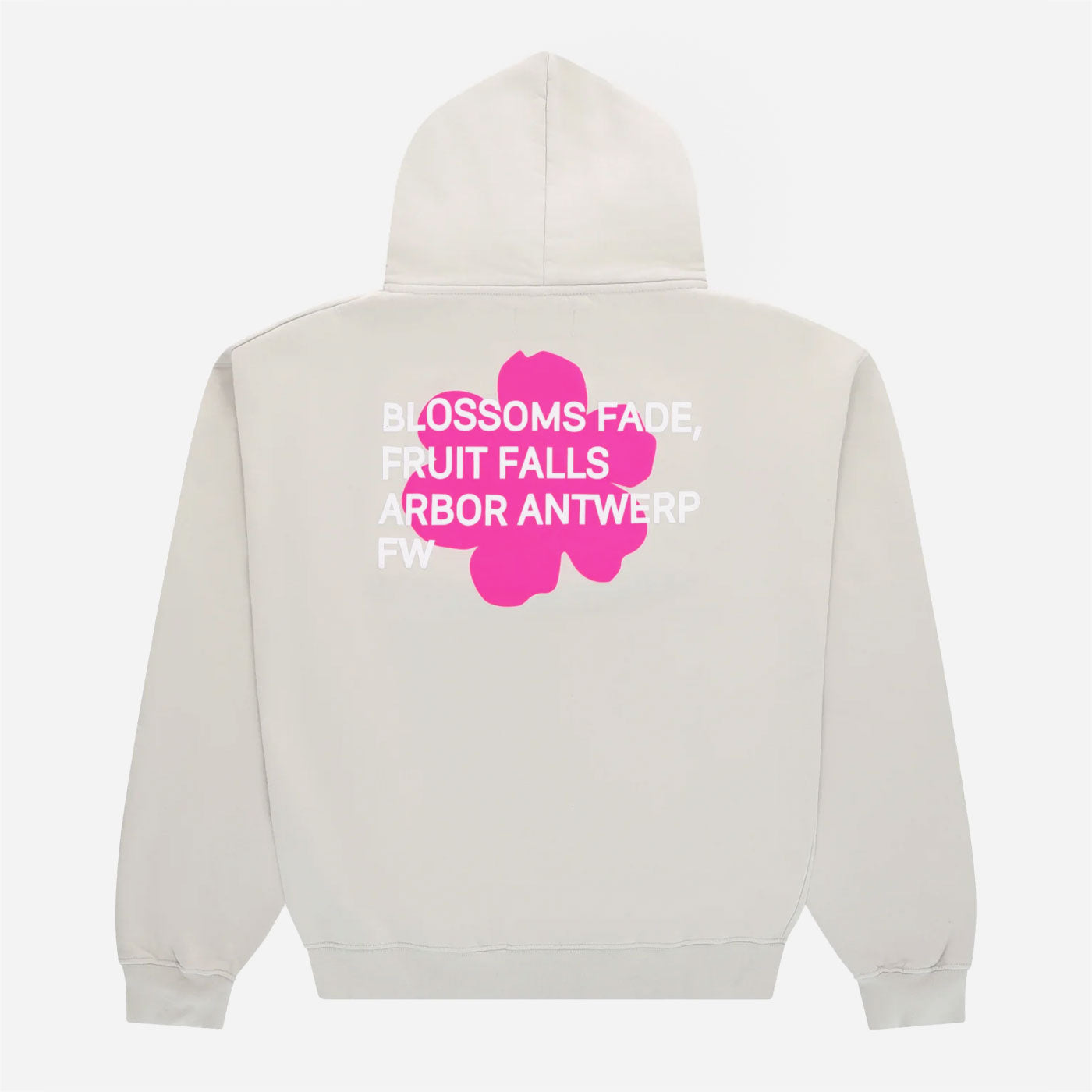 Arbor Antwerp - Pink Blossoms Hoodie - Beige