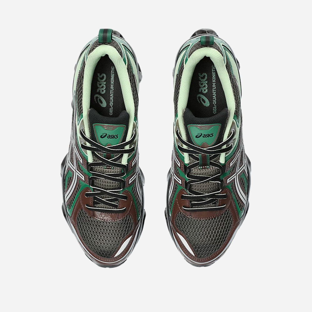 Asics - Kinetic gel -quantum - Dark sepia - Shamrock Green