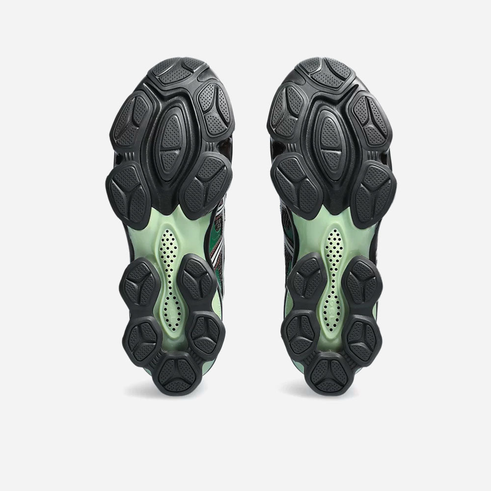 Asics - Kinetic gel -quantum - Dark sepia - Shamrock Green