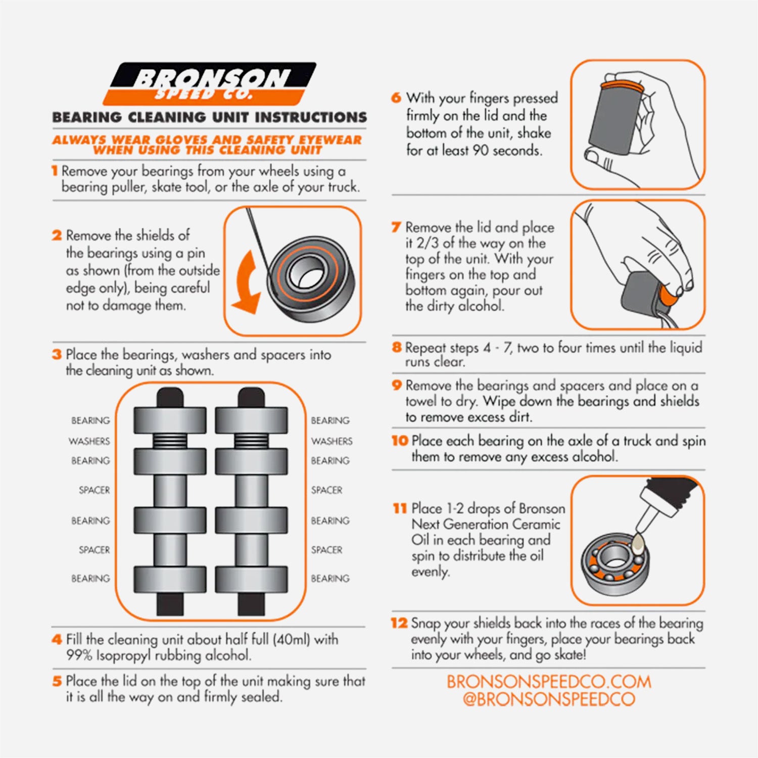 Bronson Speed Co. - Bearing Cleaning Unit