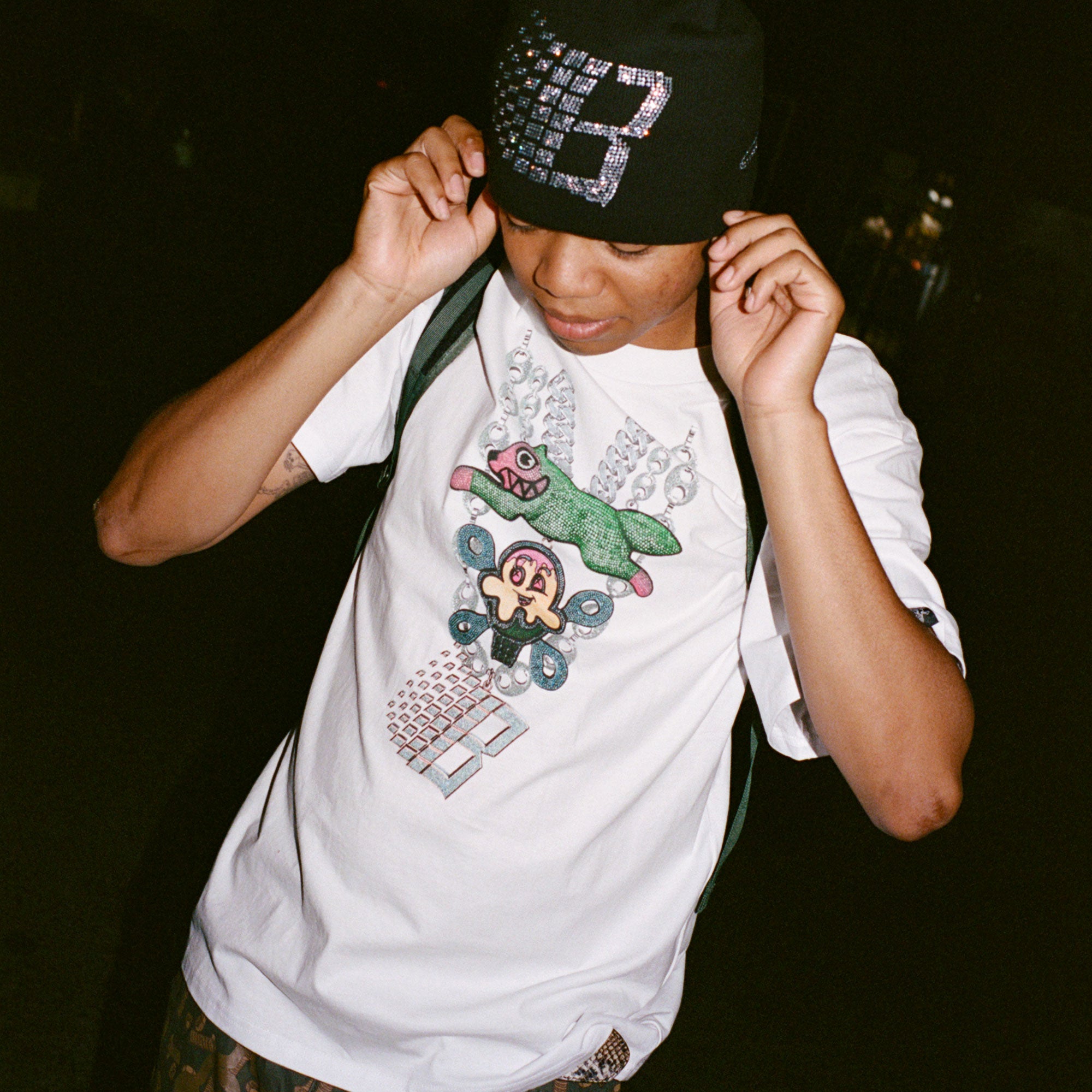 Bronze 56K x Ice Cream - 56 Carats Tee - White