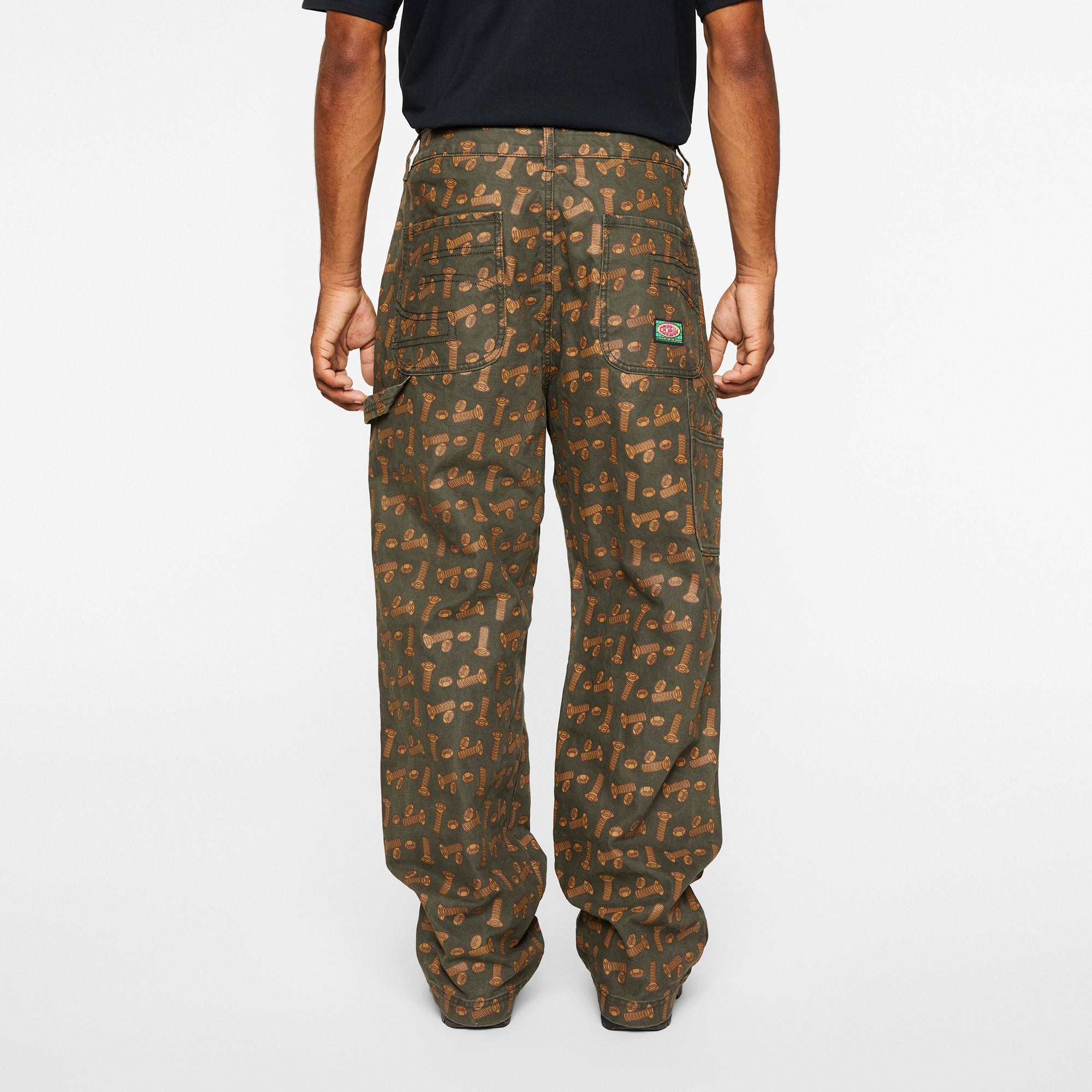 Bronze 56K x Ice Cream - Hardware Carpenter Pant - AOP Pattern