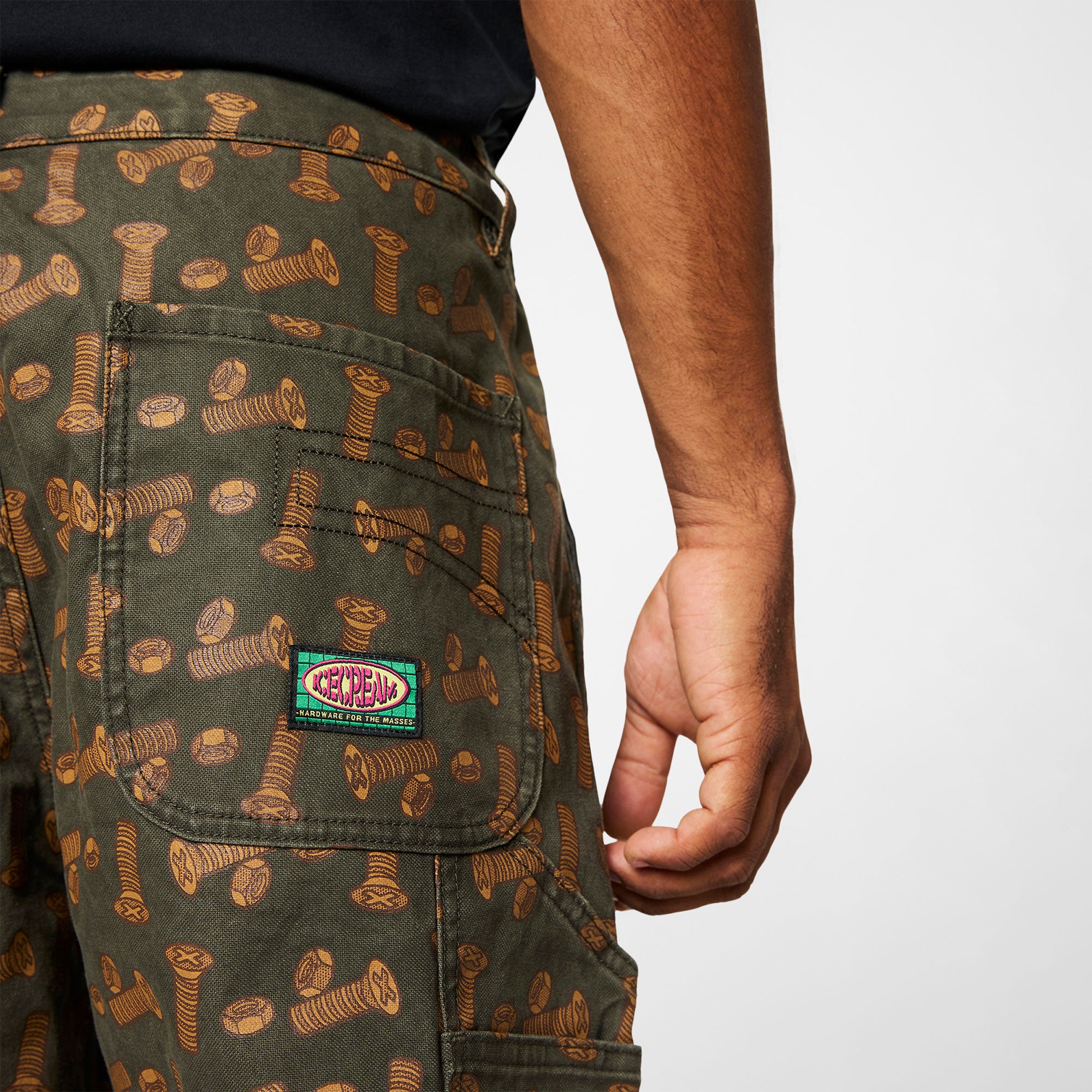 Bronze 56K x Ice Cream - Hardware Carpenter Pant - AOP Pattern