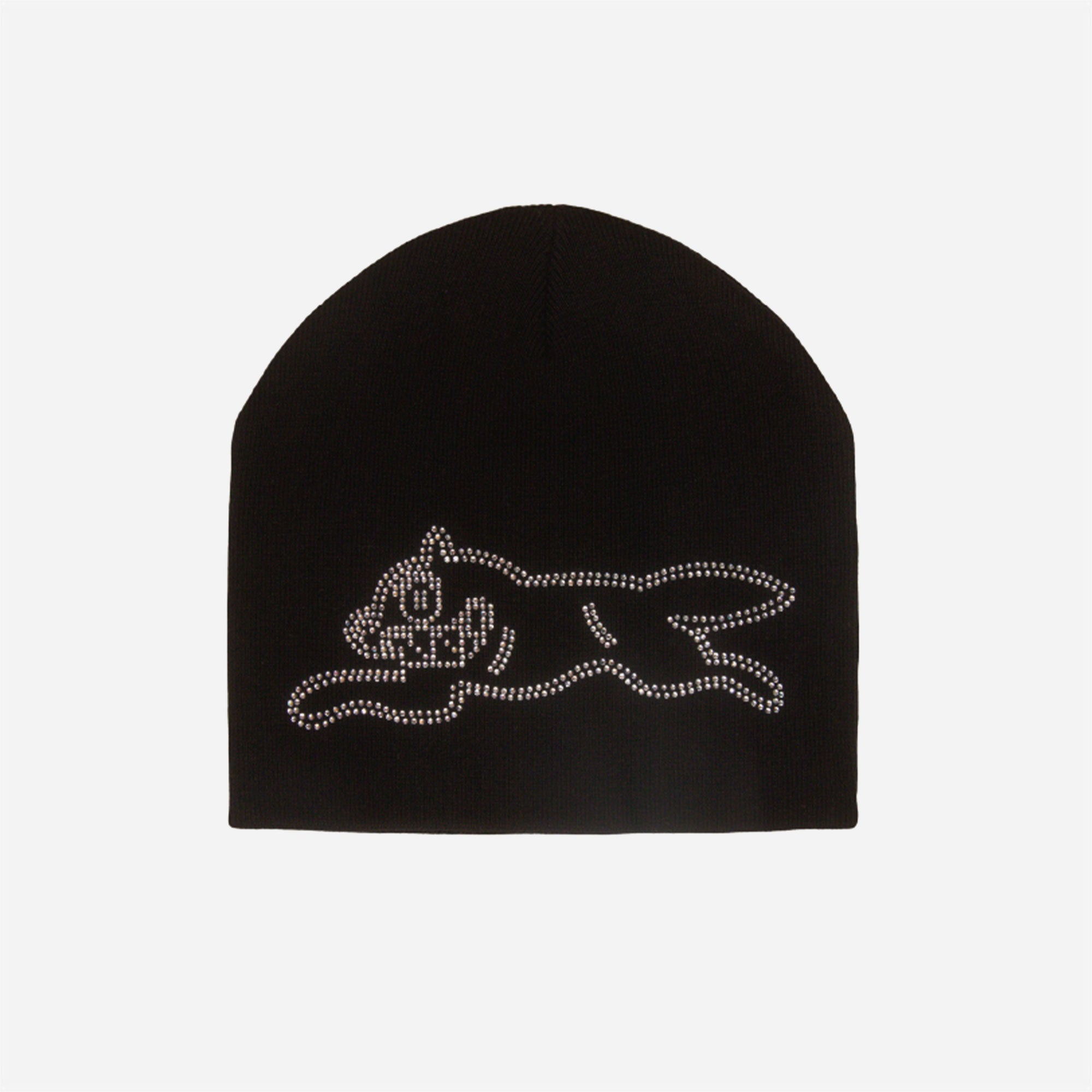 Bronze 56K x Ice Cream - Rhinestone Beanie - Black