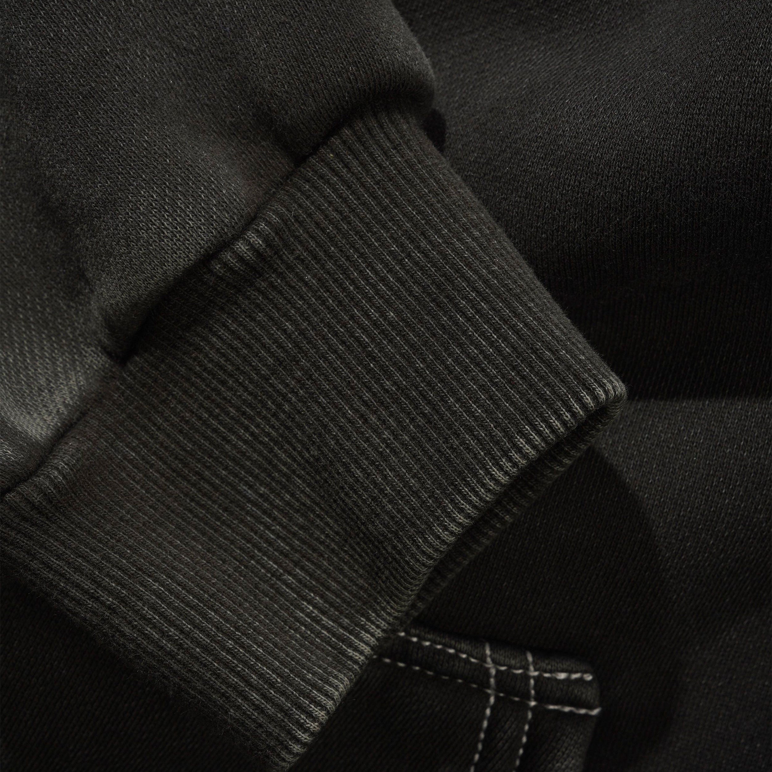 Butter Goods - Blotch Zip Thru Hood - Washed Black