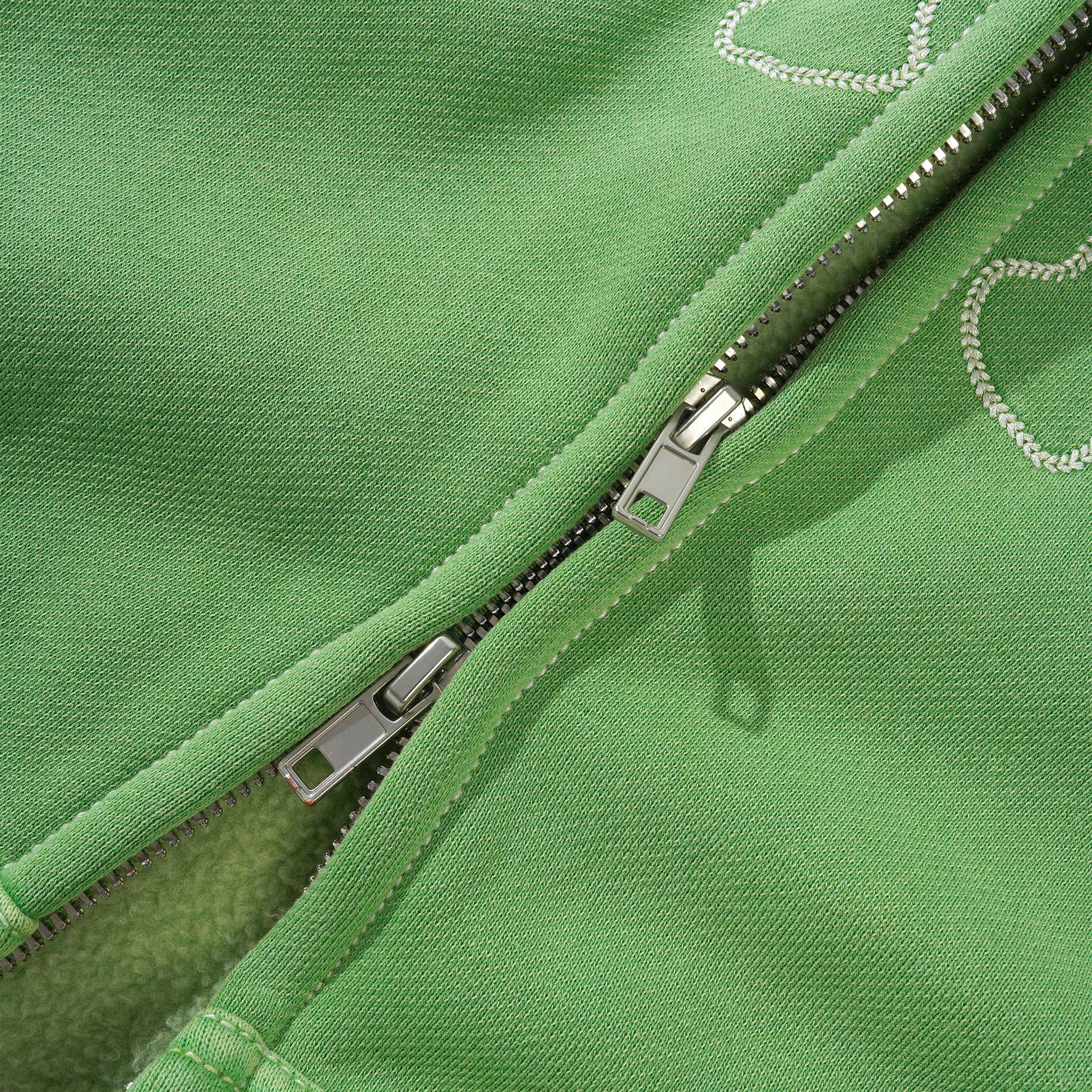 Butter Goods - Blotch Zip Thru Hood - Washed Green