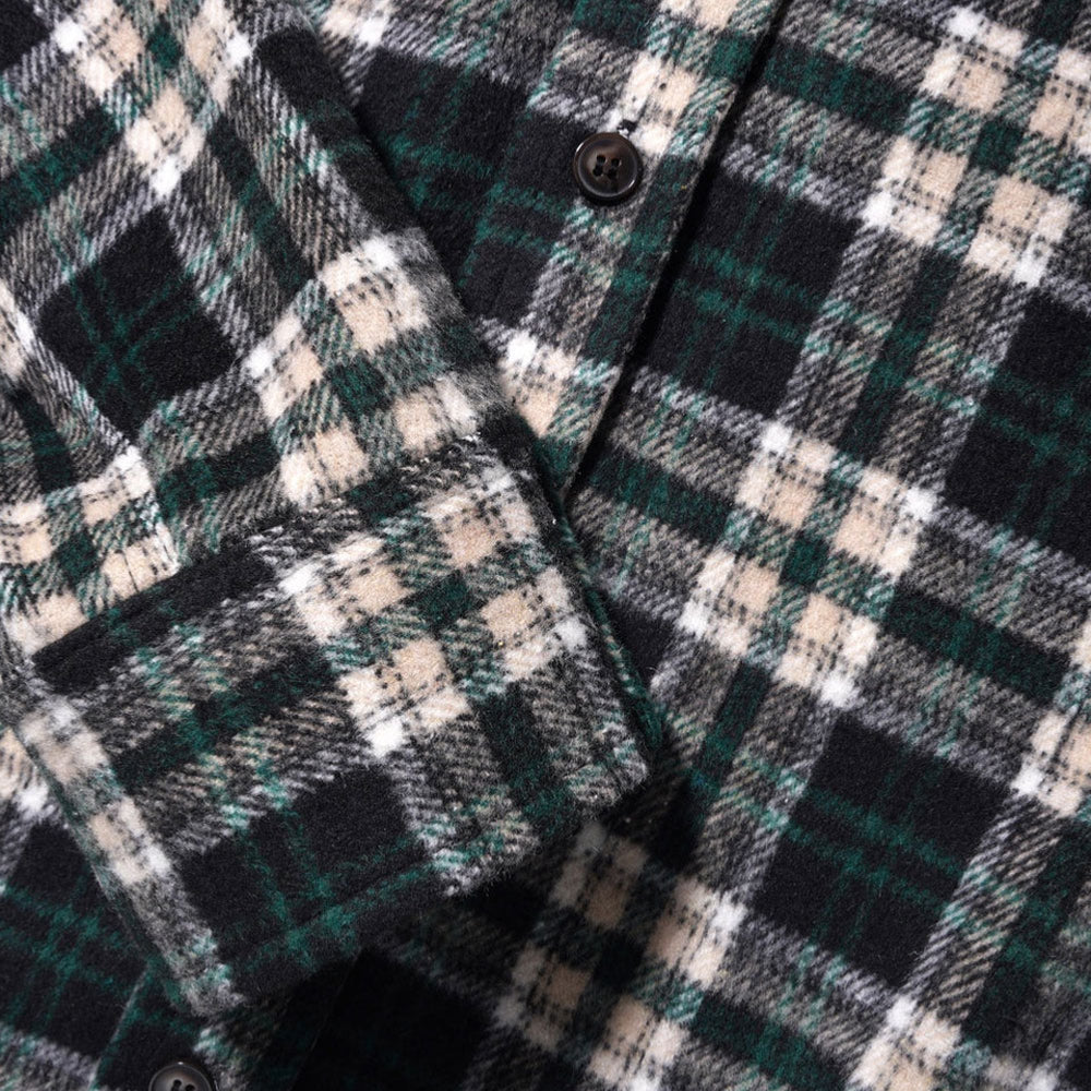 Butter Goods - Caterpillar Flannel Shirt - Navy Forest