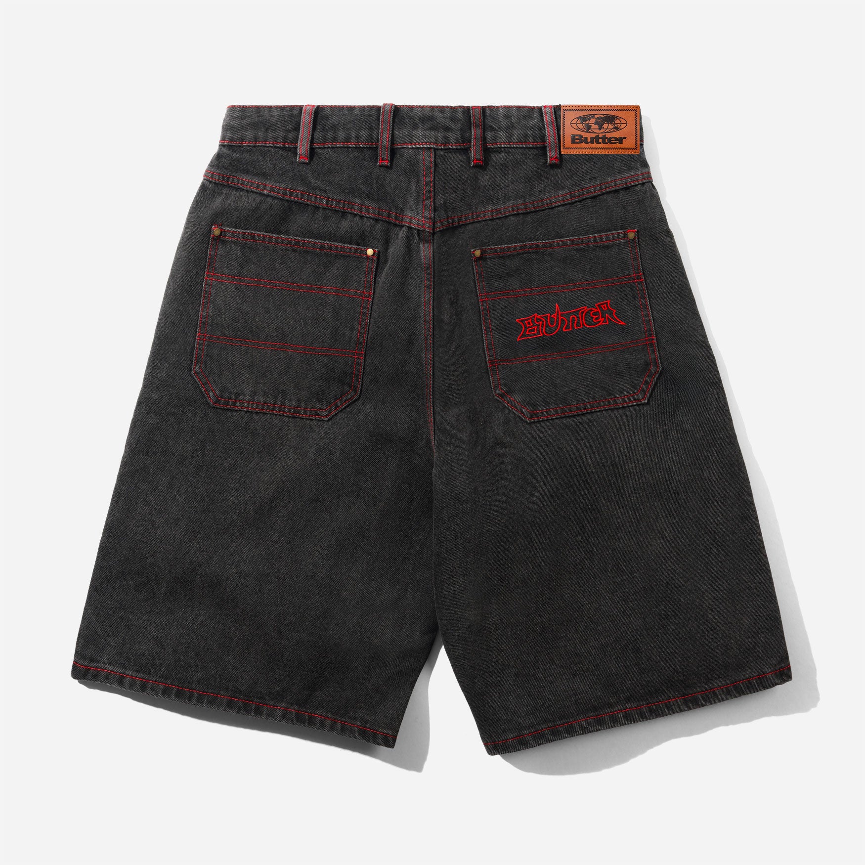 BUTTER GOODS - Encounter Denim Shorts - Tinted Washed Black