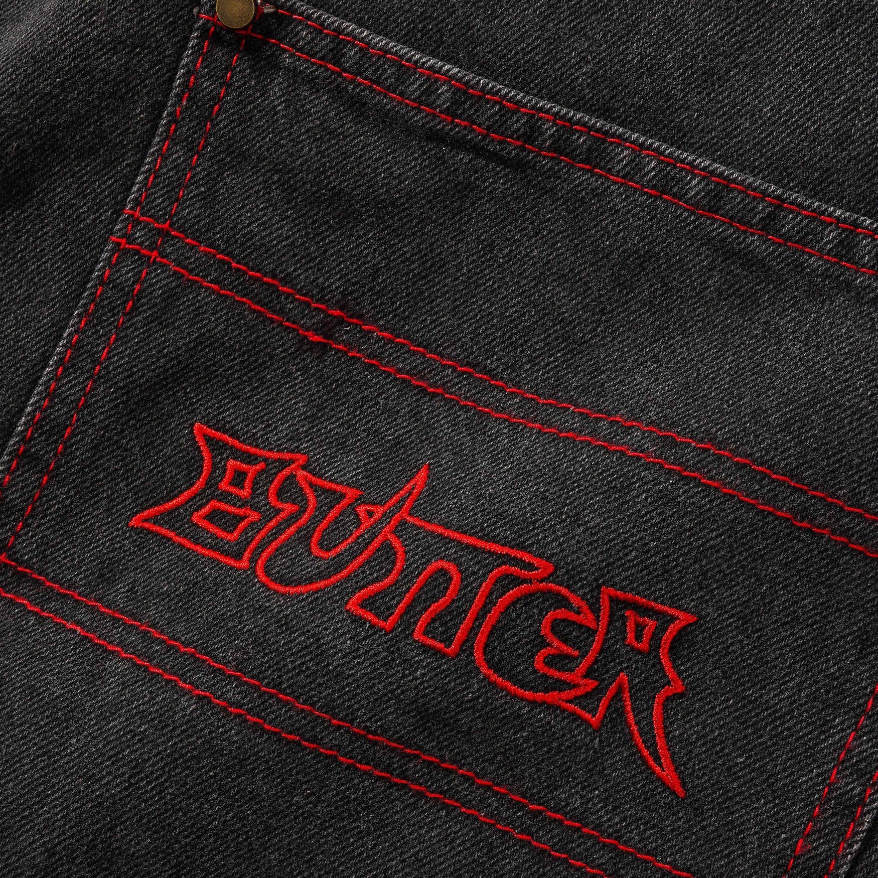 BUTTER GOODS - Encounter Denim Shorts - Tinted Washed Black