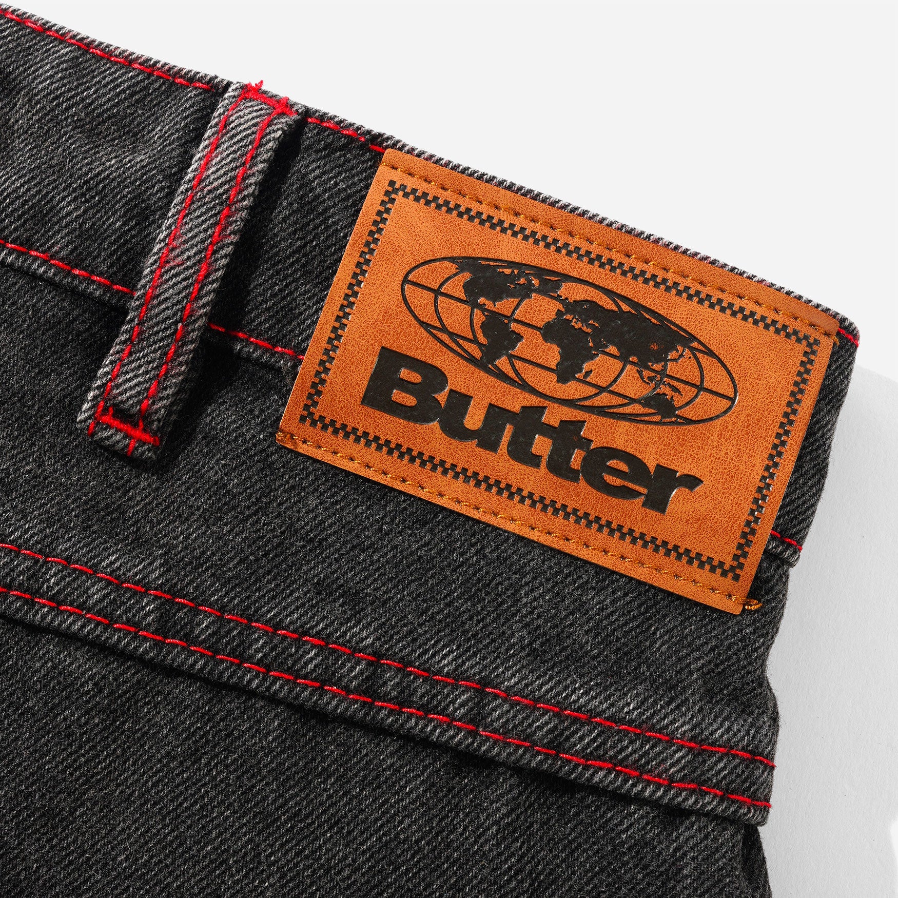 BUTTER GOODS - Encounter Denim Shorts - Tinted Washed Black