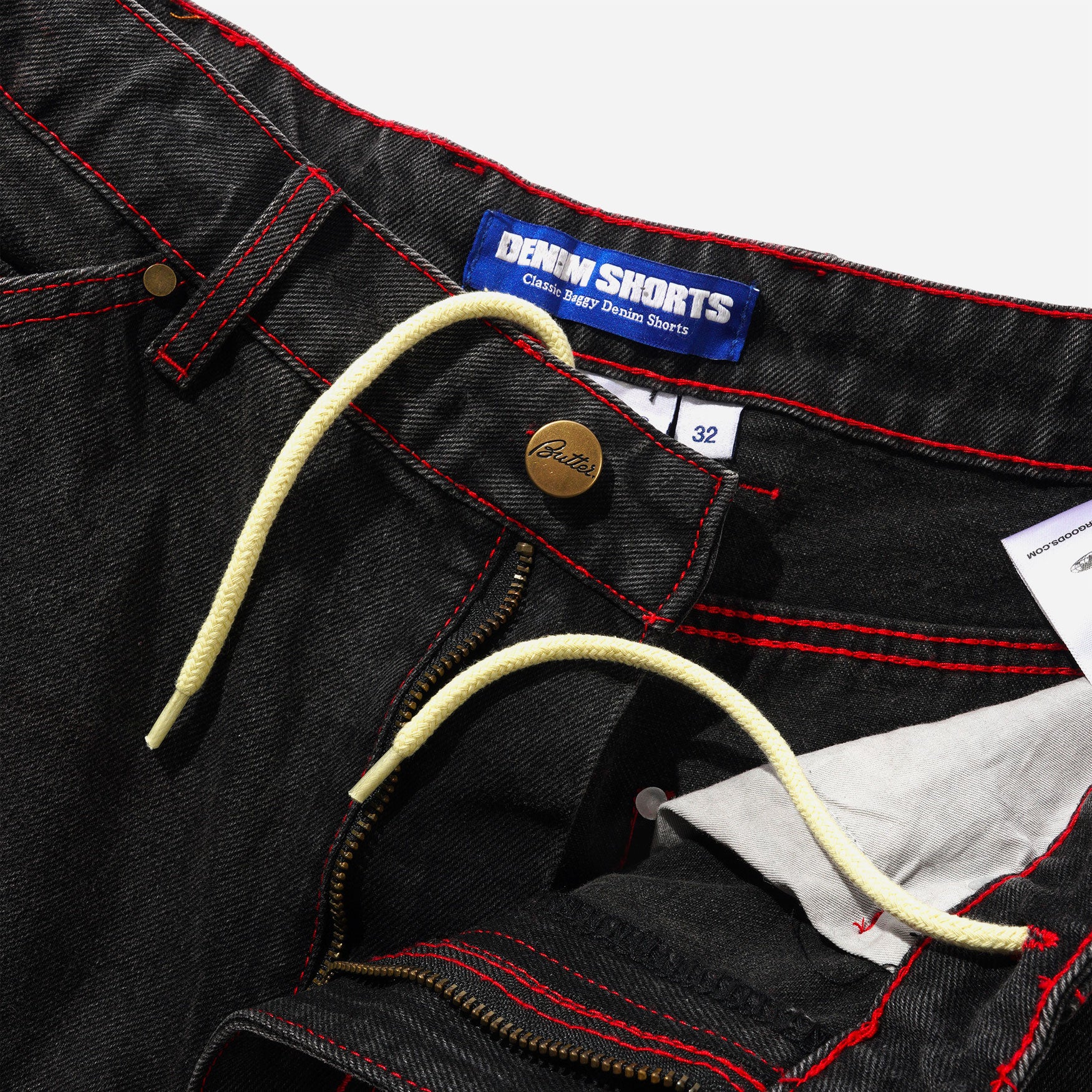 BUTTER GOODS - Encounter Denim Shorts - Tinted Washed Black
