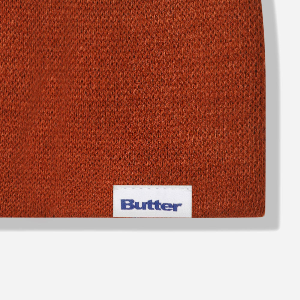 Butter Goods - Big Apple Skull Beanie - Brick