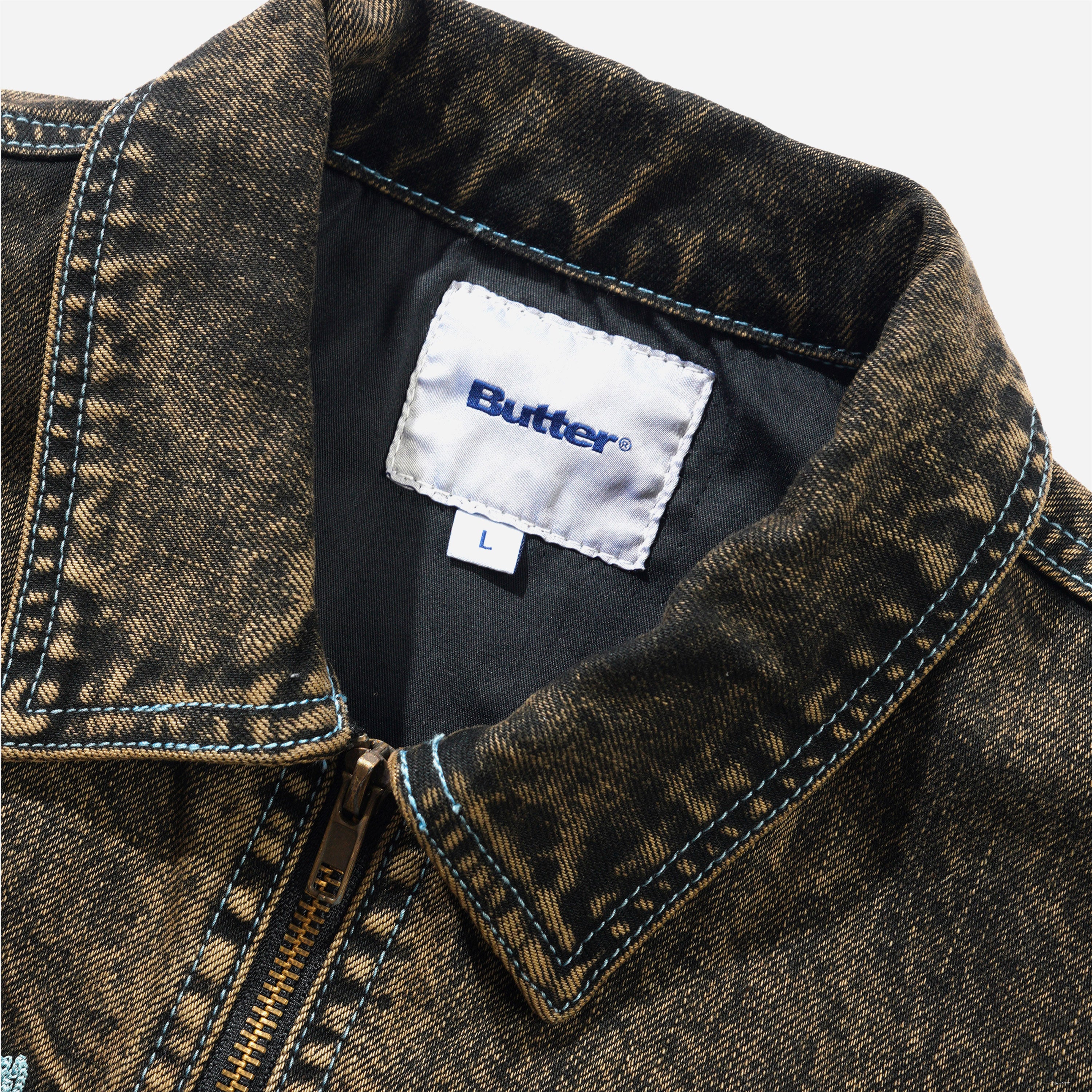 Butter Goods - Bronco Denim Jacket - Tinted Brown