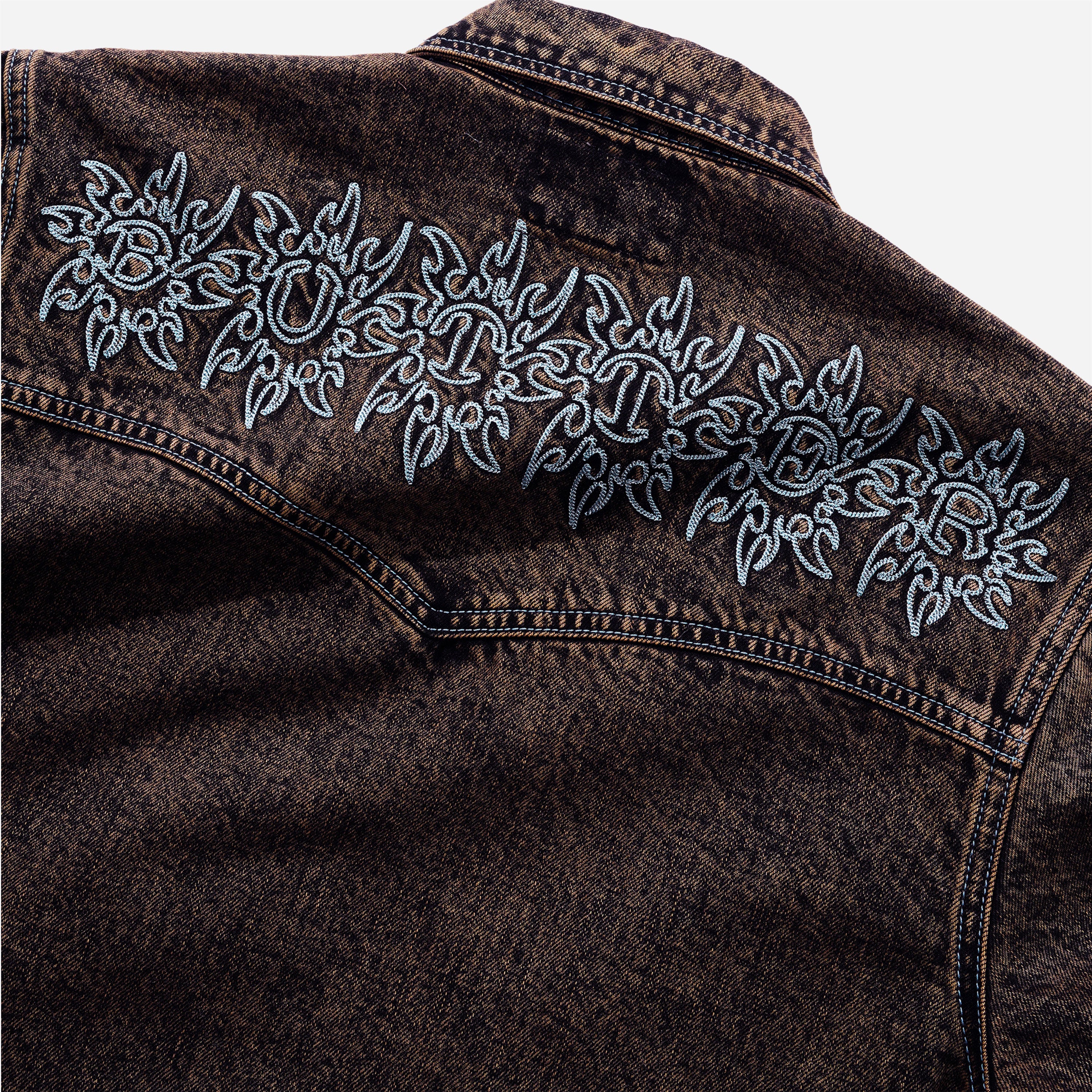 Butter Goods - Bronco Denim Jacket - Tinted Brown