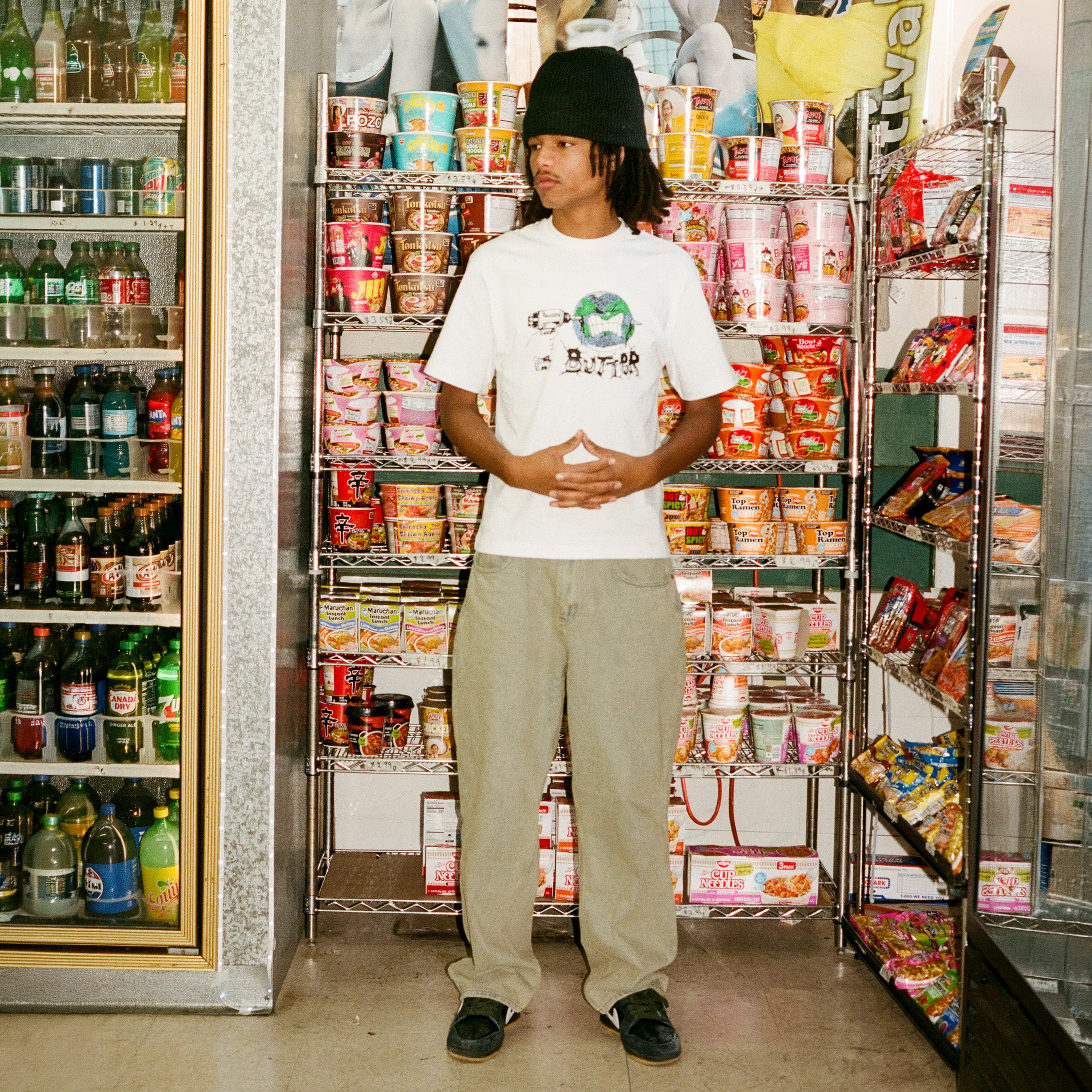 Butter Goods - Drill Tee White