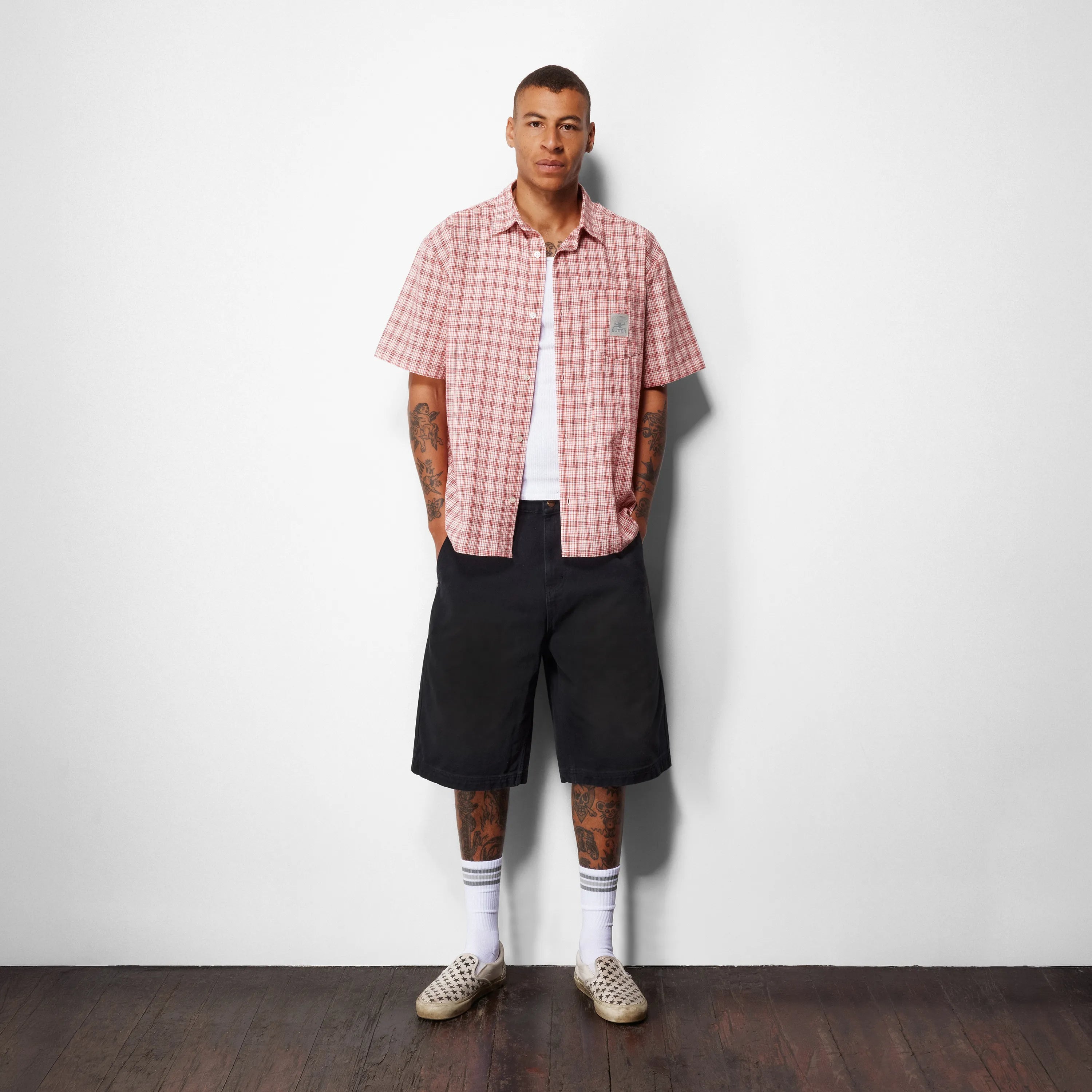 Butter Goods - Equipment S/S Shirt Rhubarb