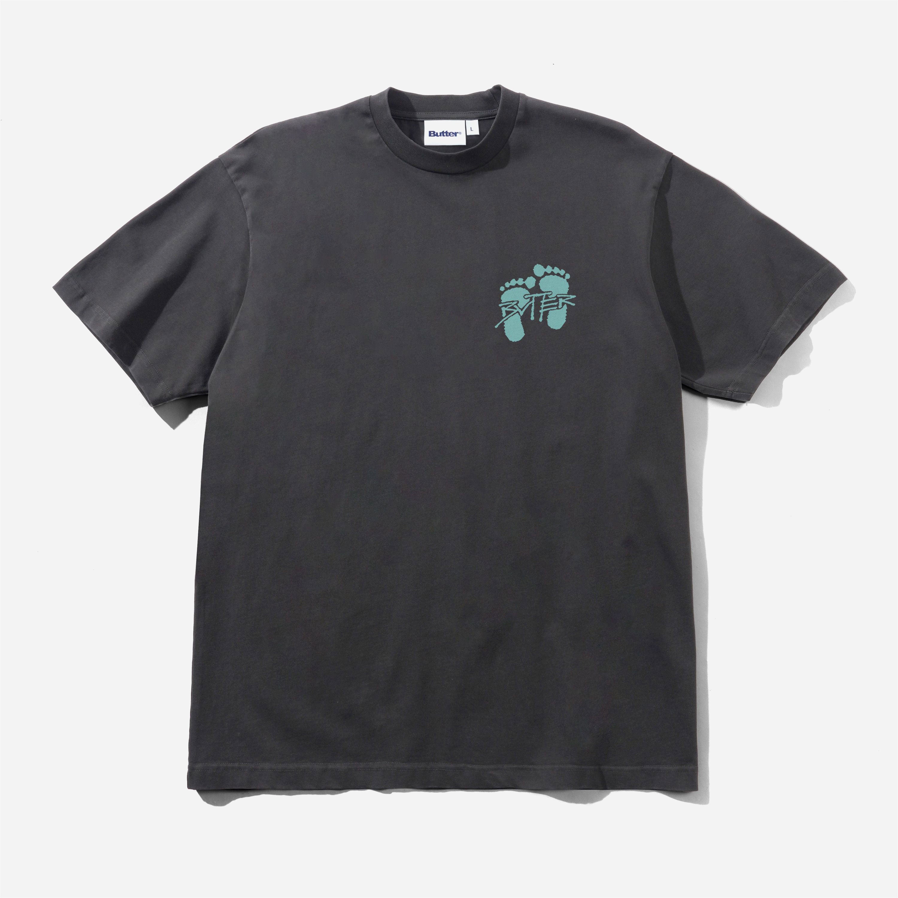 Butter Goods - Footprints Tee - Black